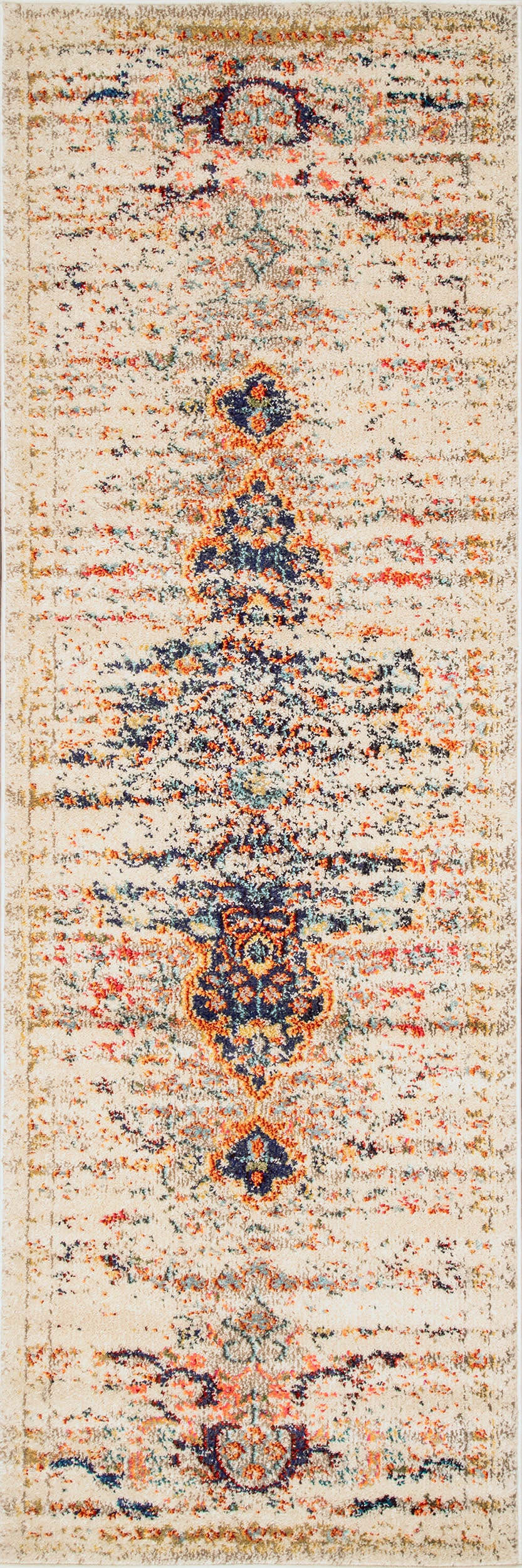 Faded Gothic Medallion Rug | Sand