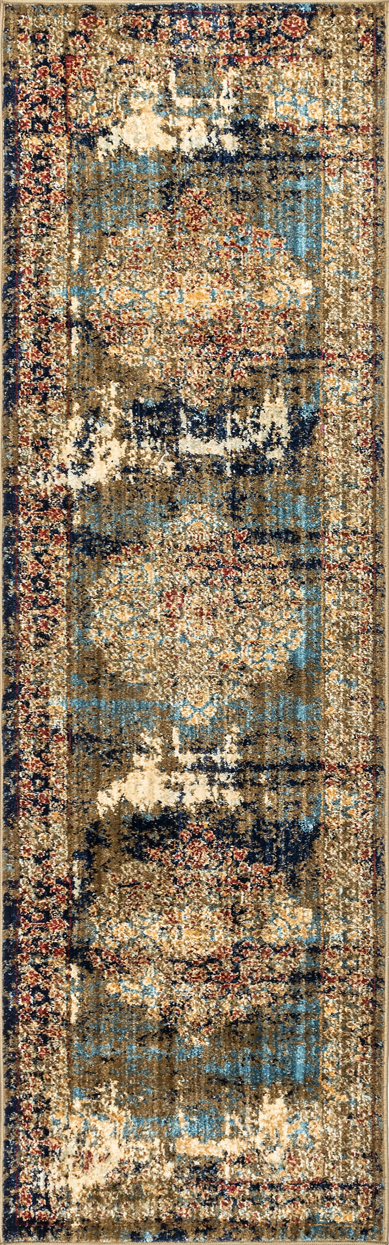 Faded Medallion Rug | Multicolor
