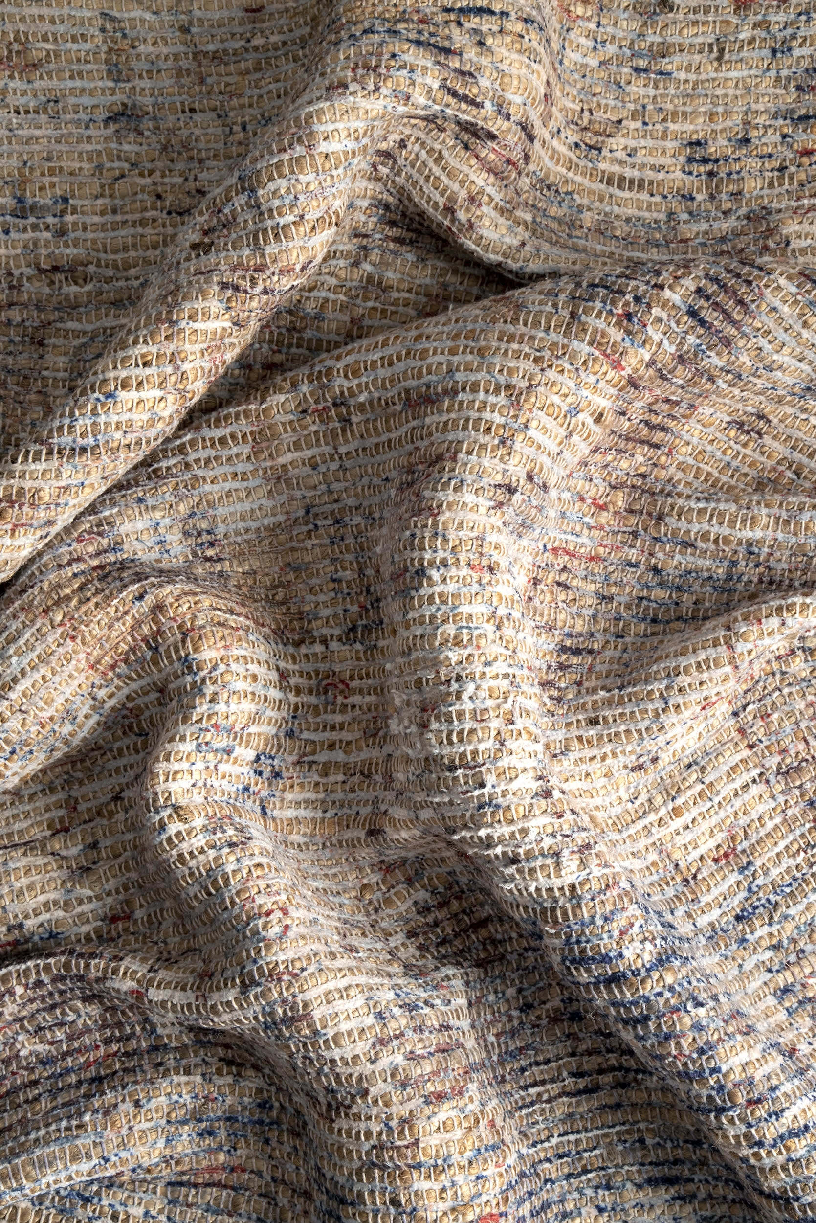 Faded Medallion Tassel Rug | Multicolor - Image 4