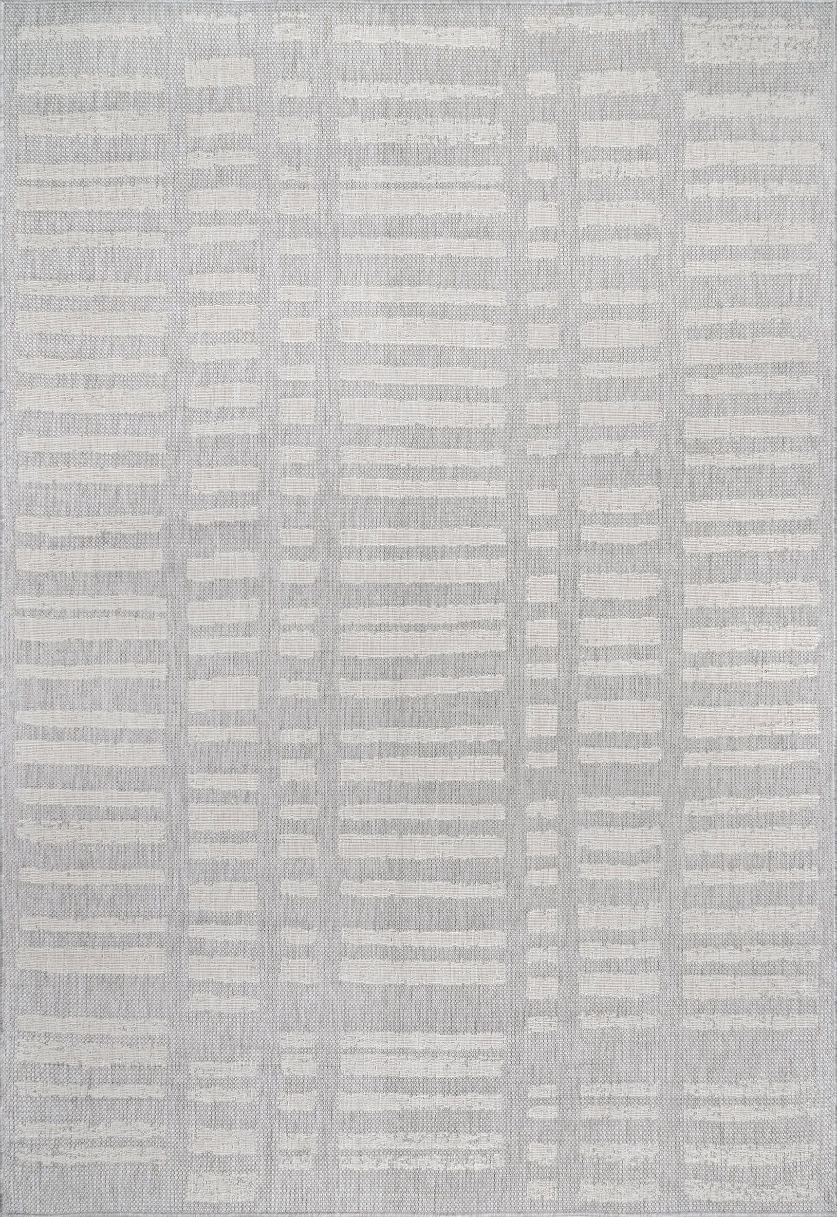 Faded Stripes Indoor/Outdoor Rug | Grey