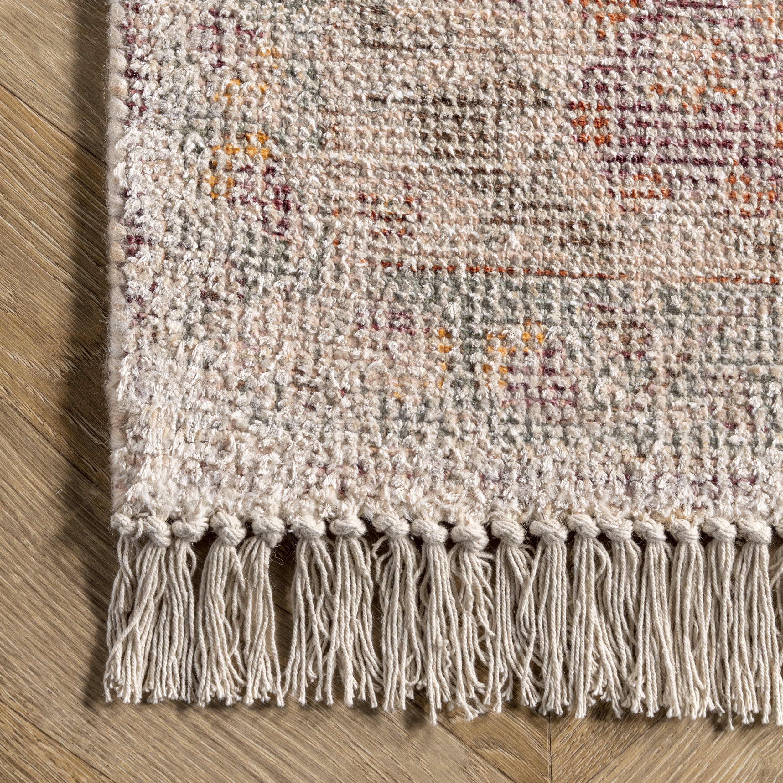 Fading Floral Medallion Rug | Multicolor - Image 3