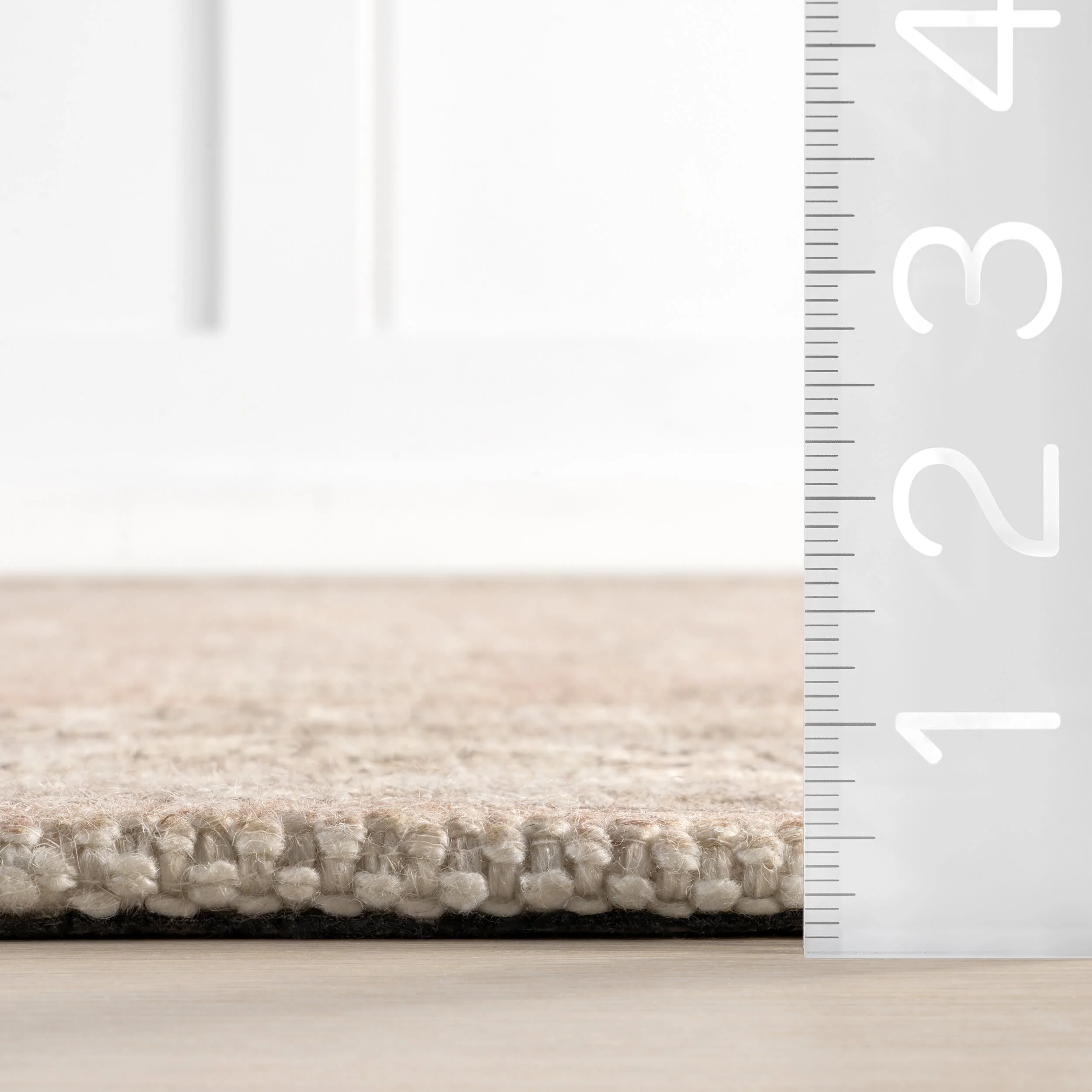 Fae Wool and Cotton Rug | Beige - Image 5