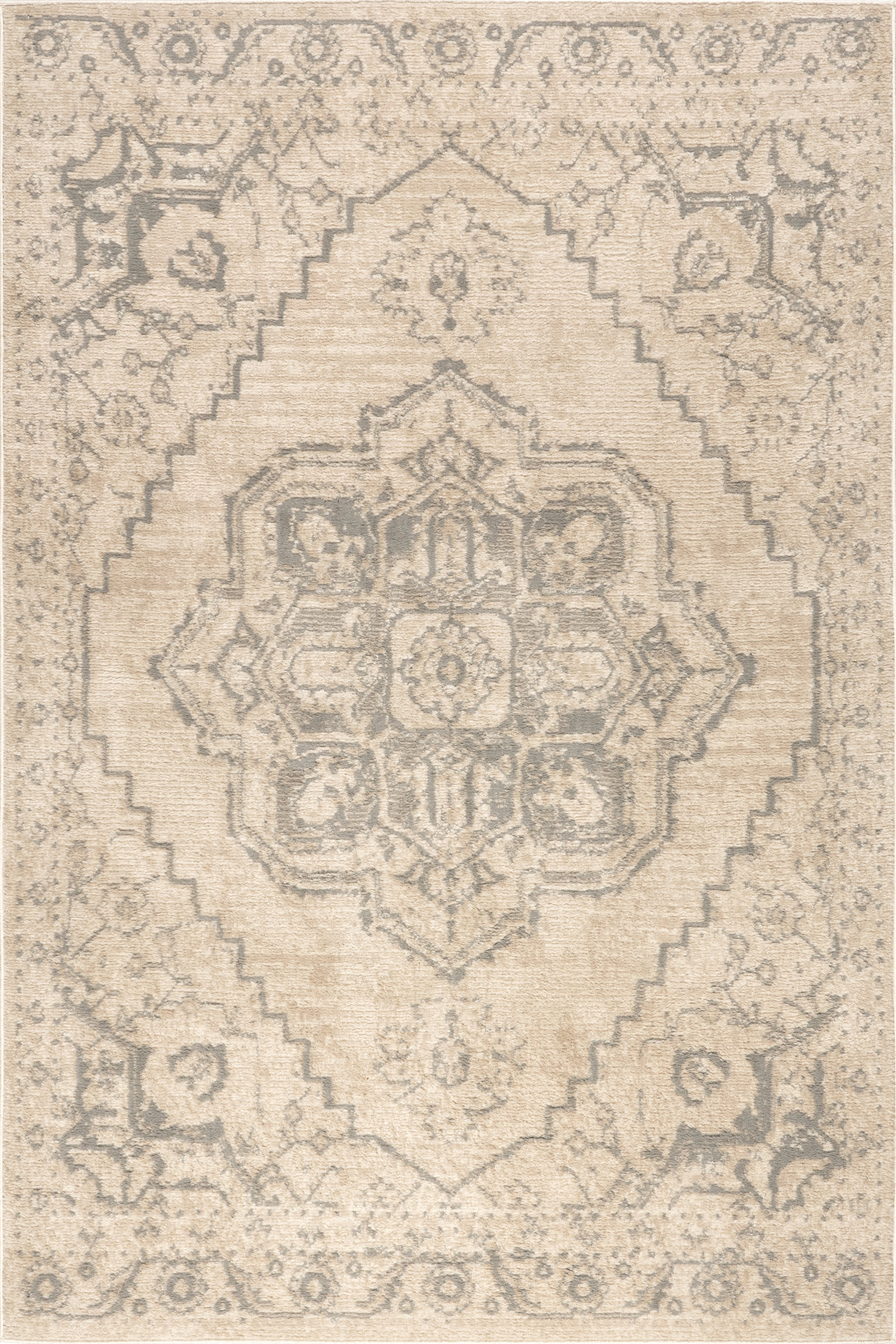 Faina Medallion Rug | Beige