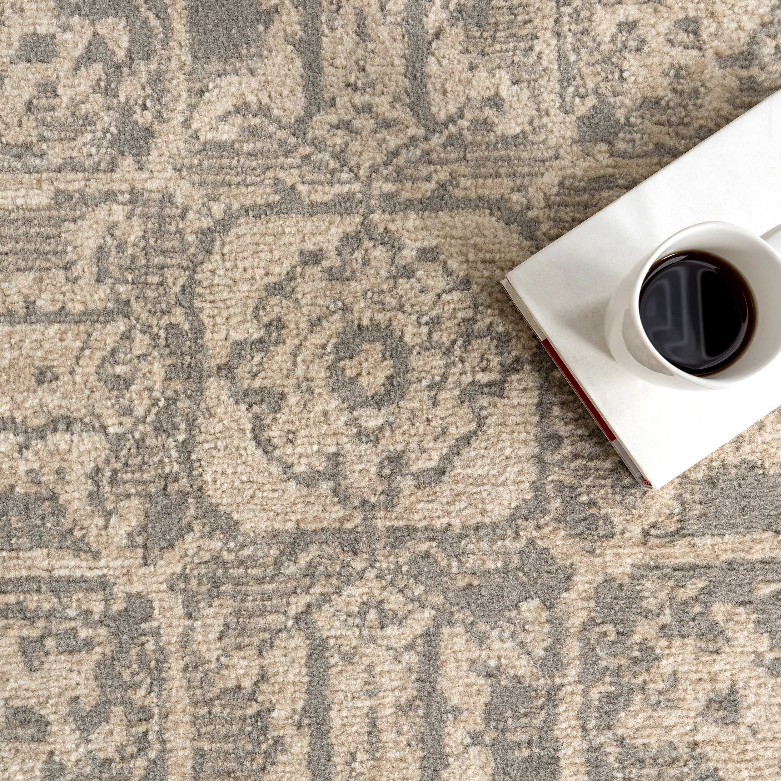 Faina Medallion Rug | Beige - Image 8