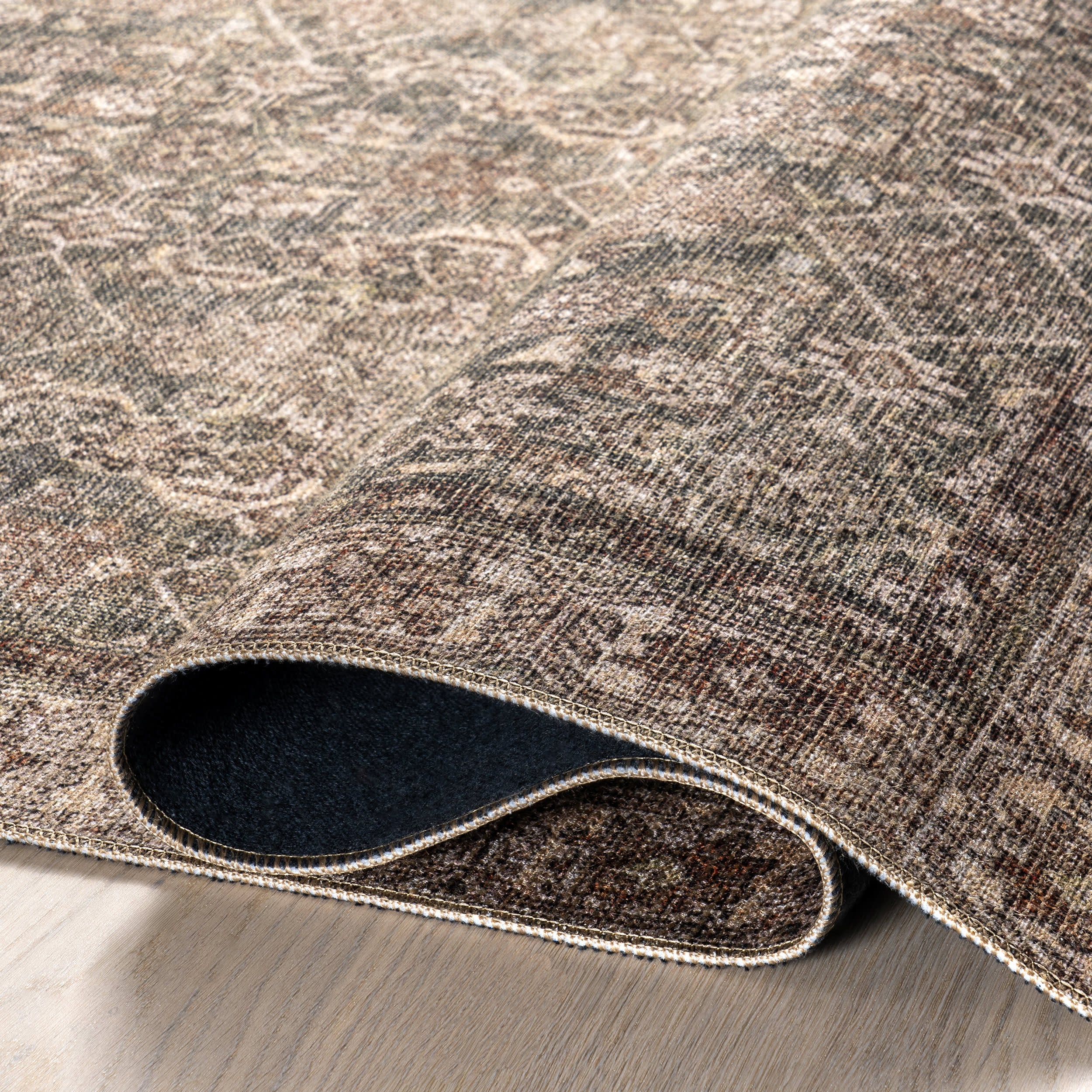 Fair Hills Antiqued Jute-Blend Rug | Brown - Image 11