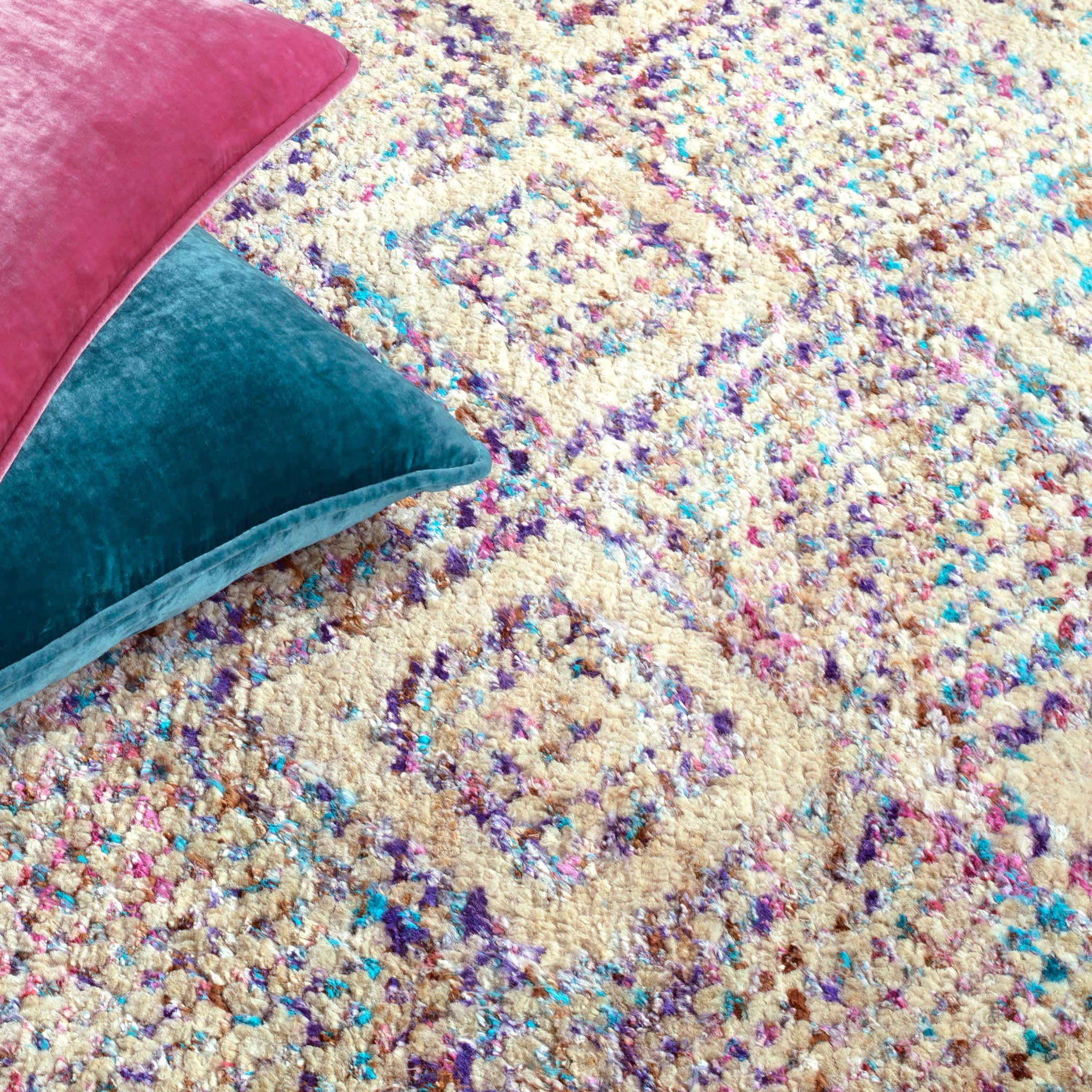 Farris Hand Knotted Jute Rug | Multi - Image 3