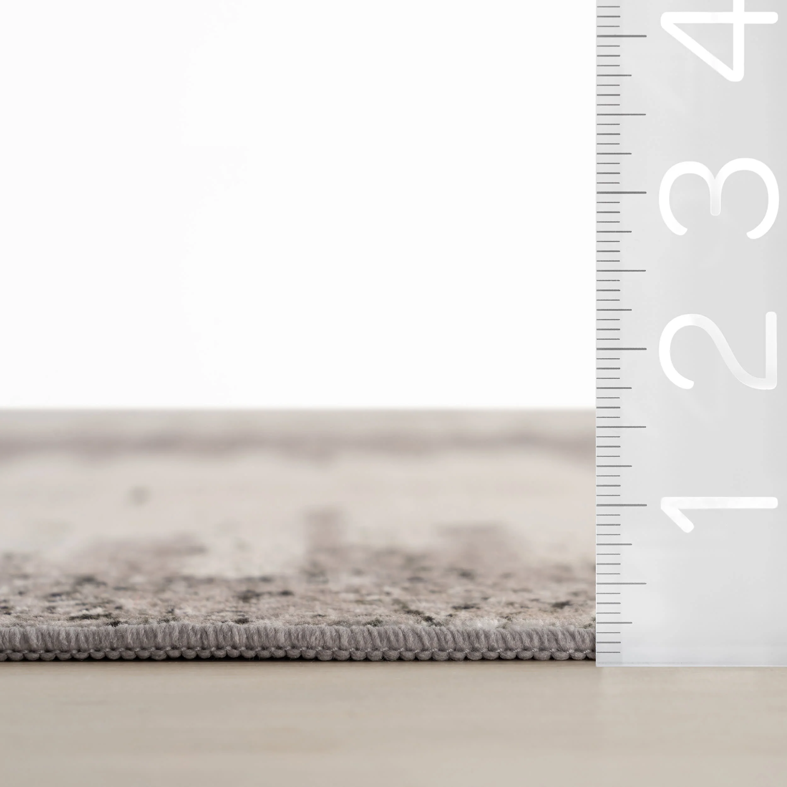 Fauzi Bohemian Washable Rug | Ivory - Image 6