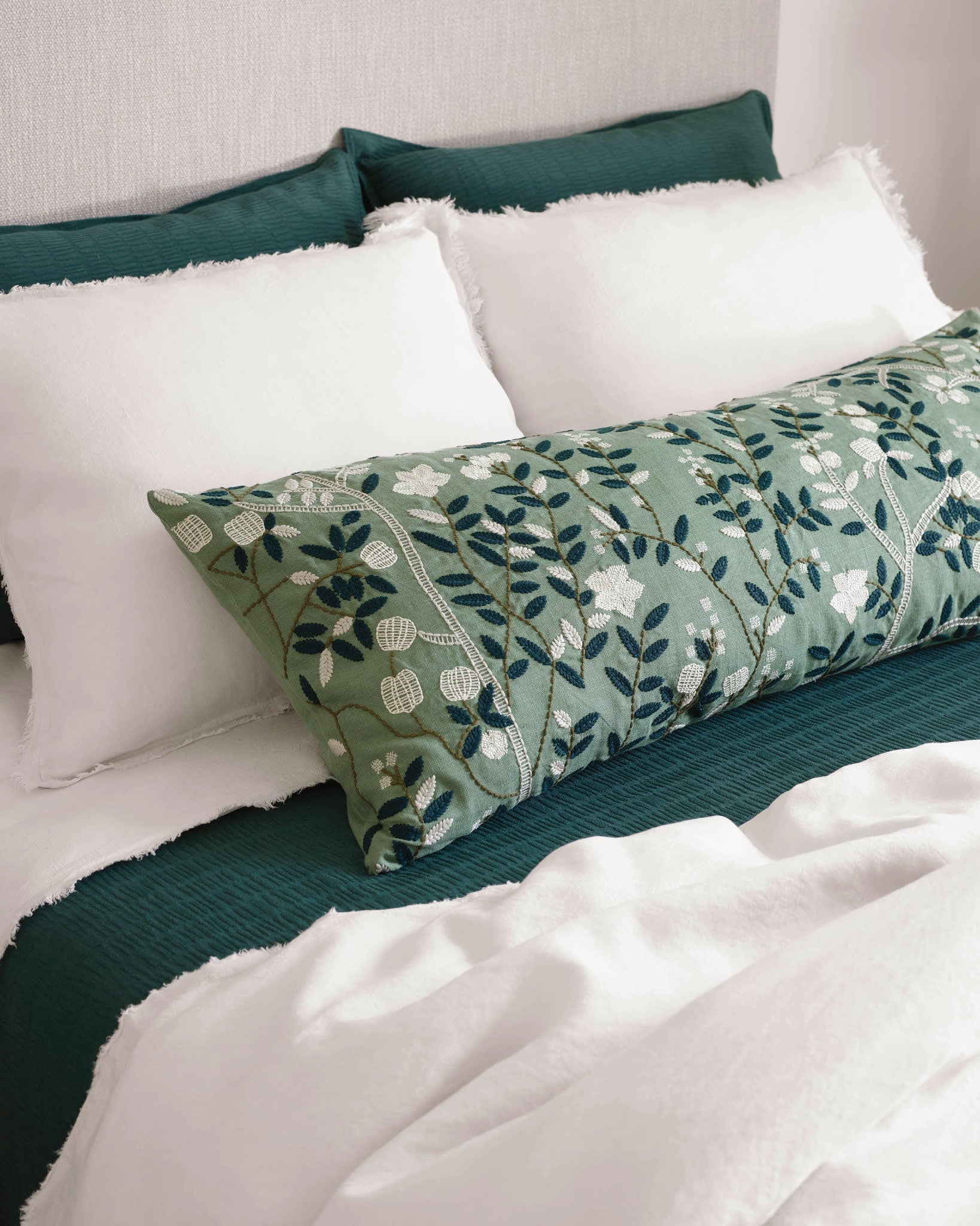 Faye Linen Sham | Plaster