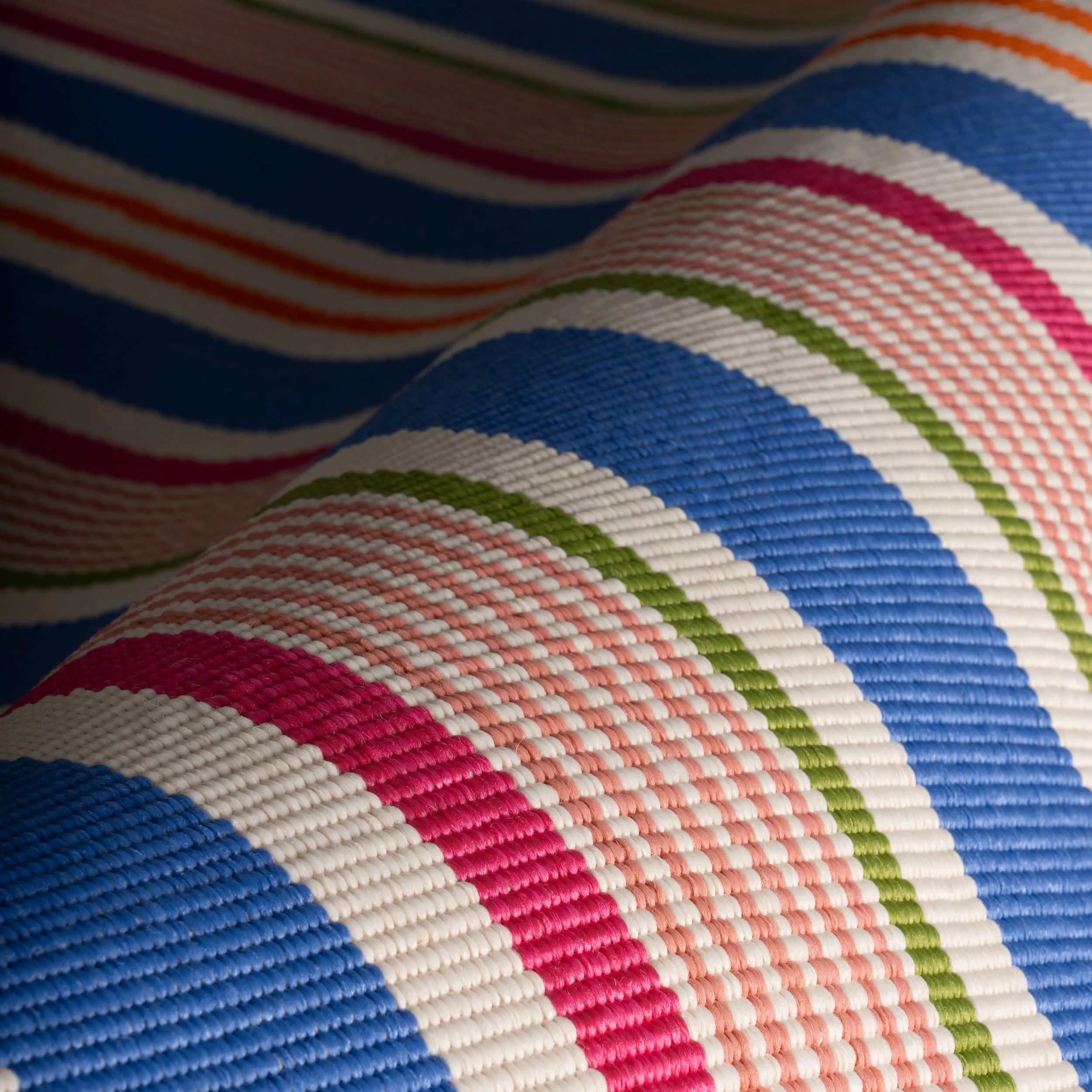 Festival Stripe Handwoven Indoor/Outdoor Rug | Multi - Image 5