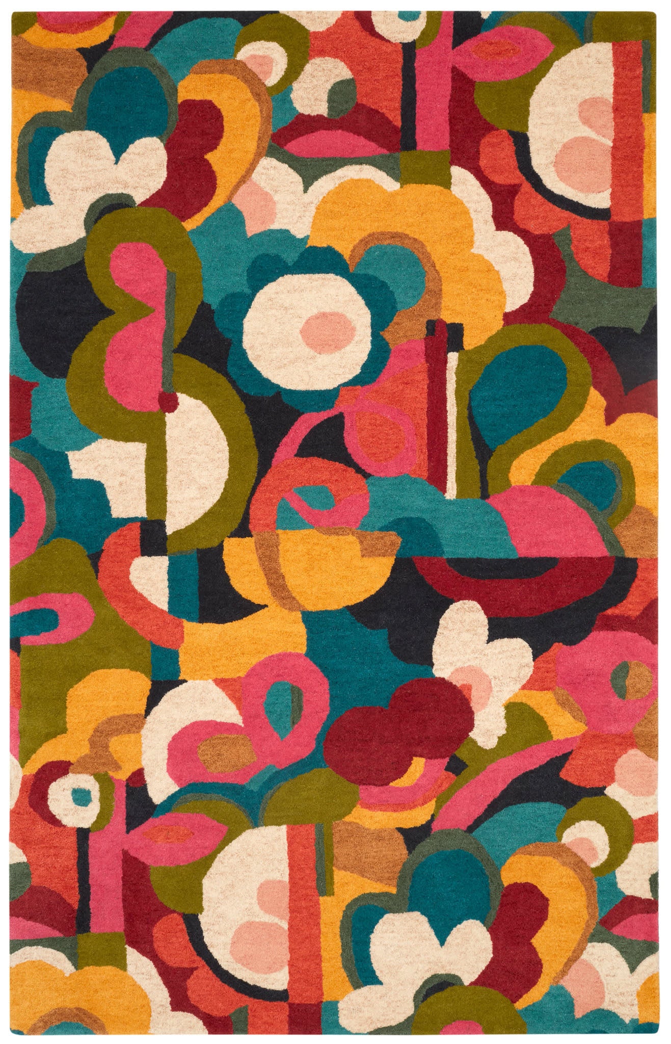 Field of Dreams Hand Tufted Wool Rug | Multi