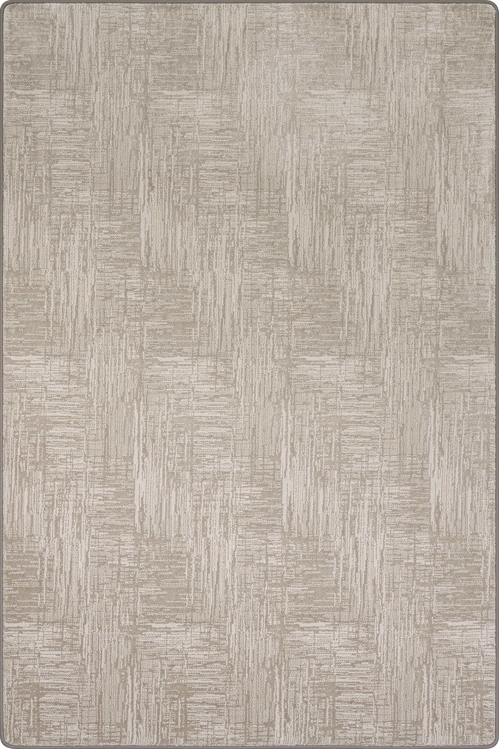 Finch Crosshatch Custom Rug | Light Grey