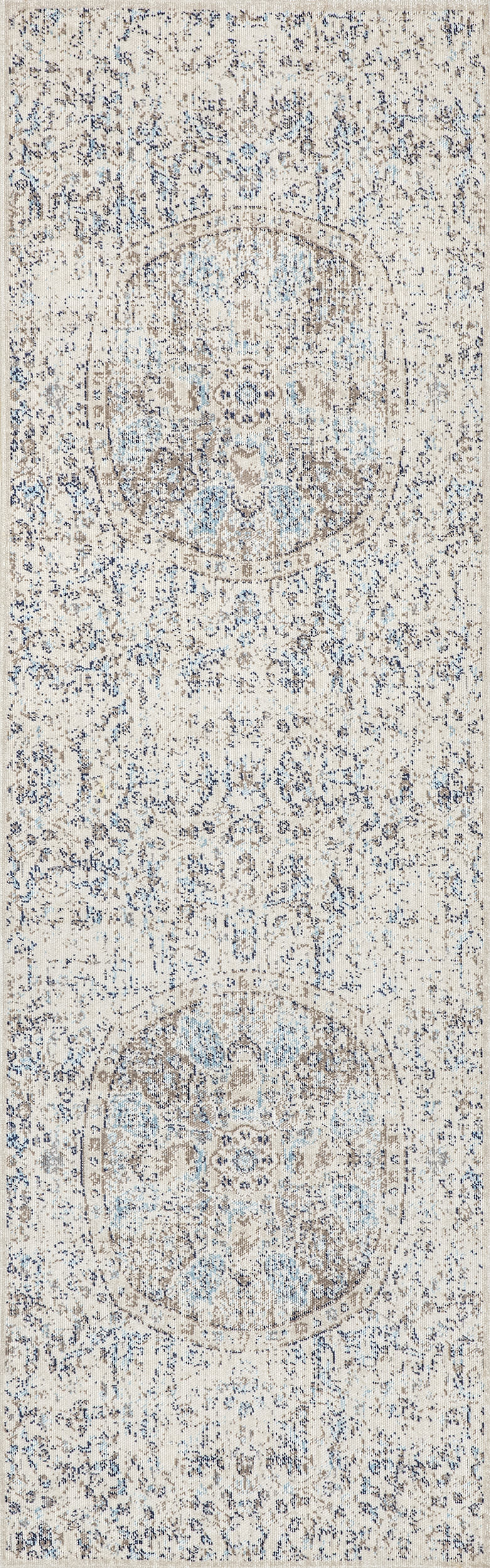 Floral Encompass Mandala Rug | Beige