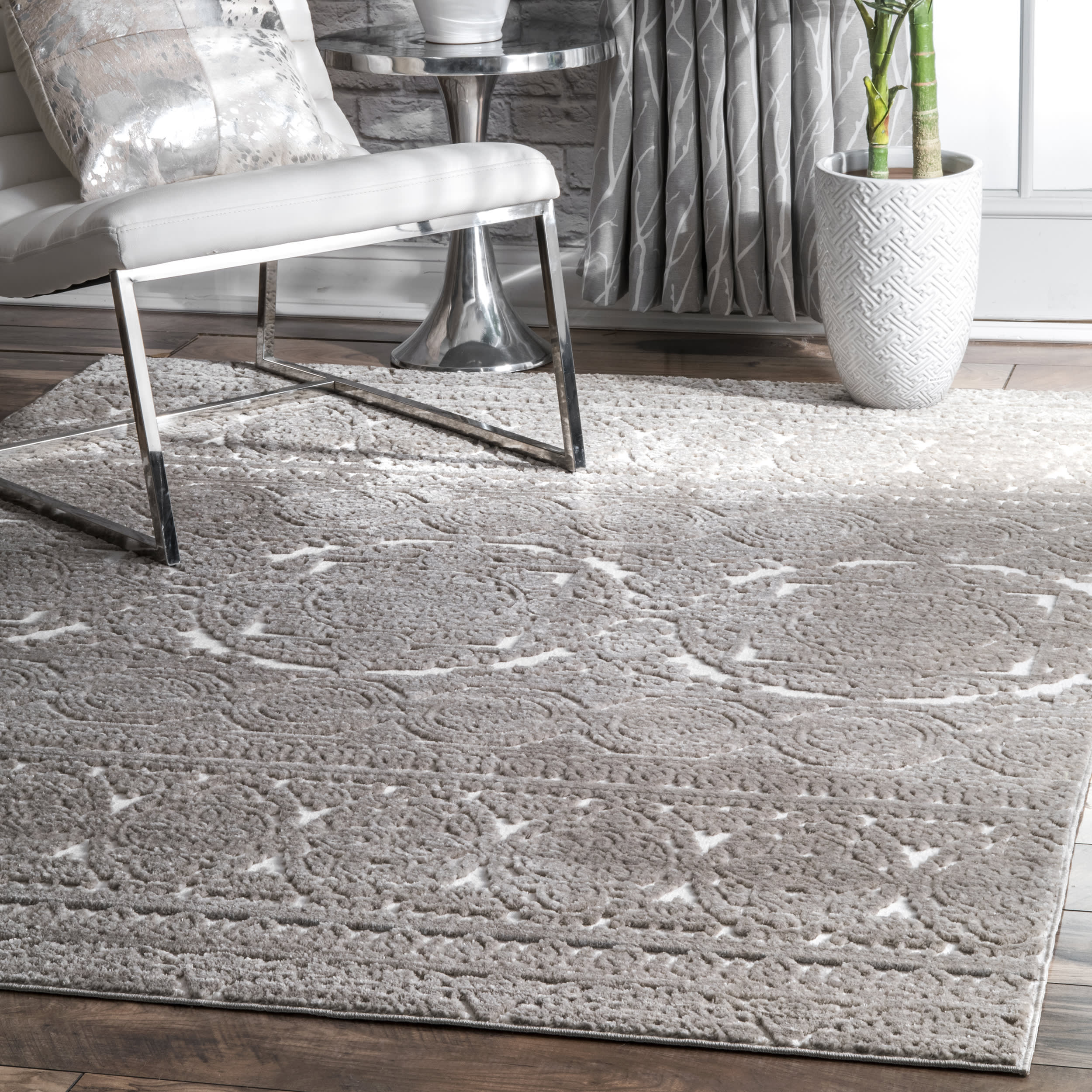 Floral Tokens Rug | Beige - Image 2