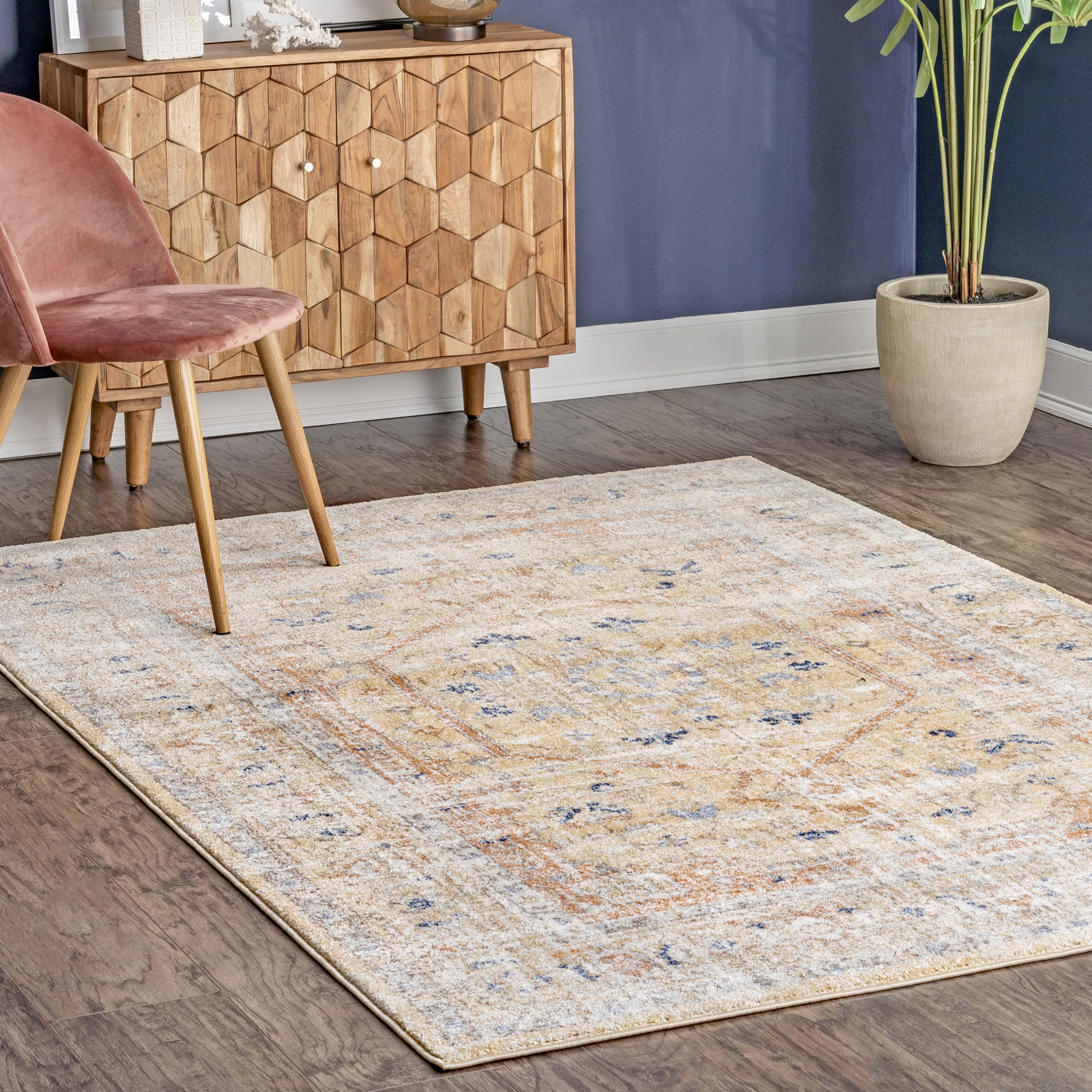 Florid Dreams Rug | Gold - Image 2