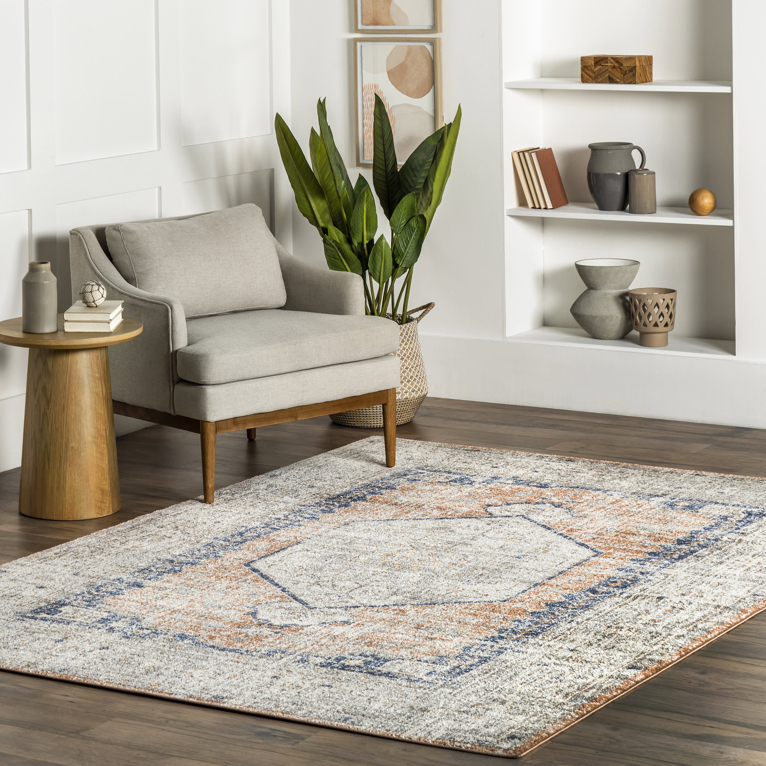 Florid Dreams Rug | Peach - Image 2