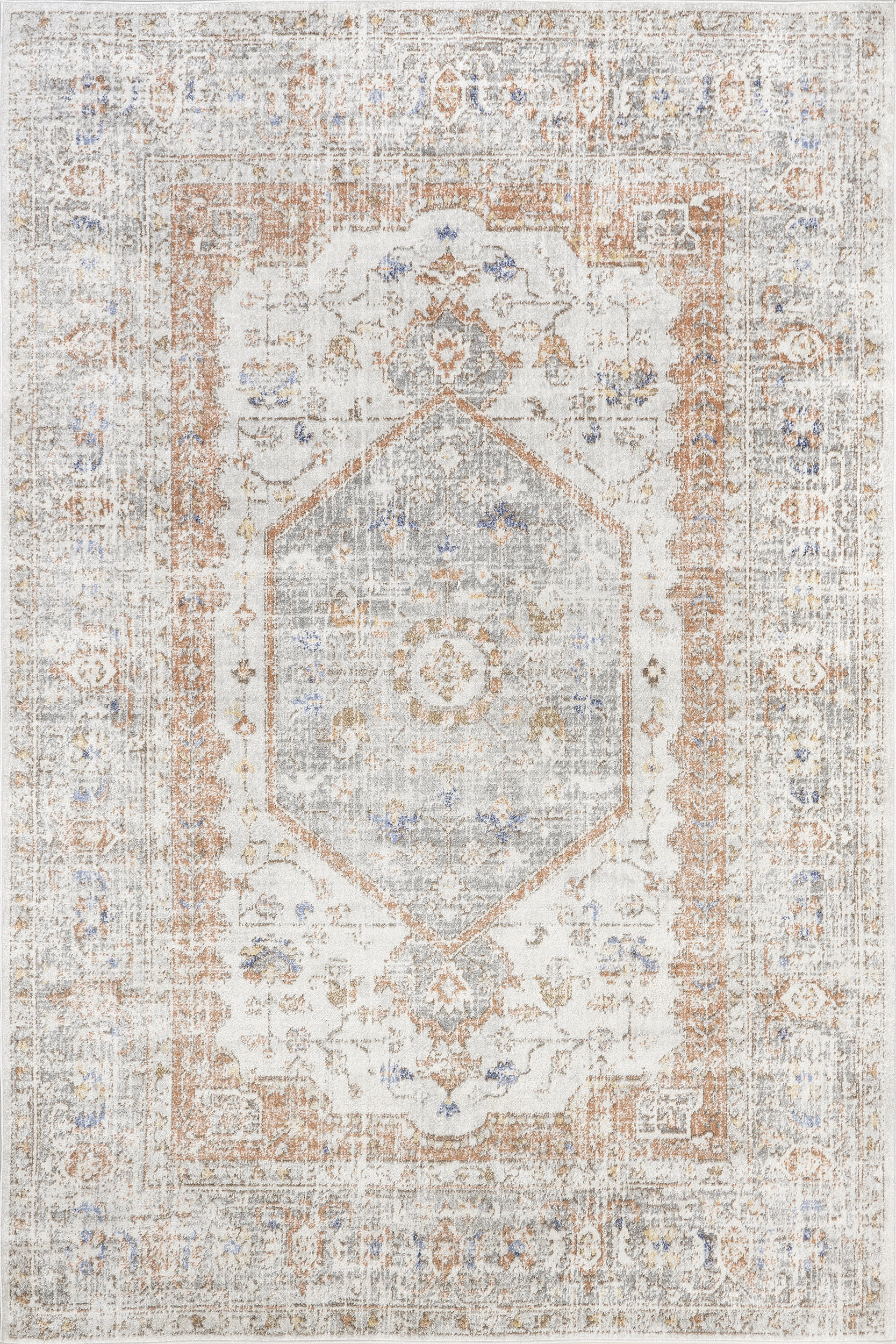 Florid Dreams Rug | Silver