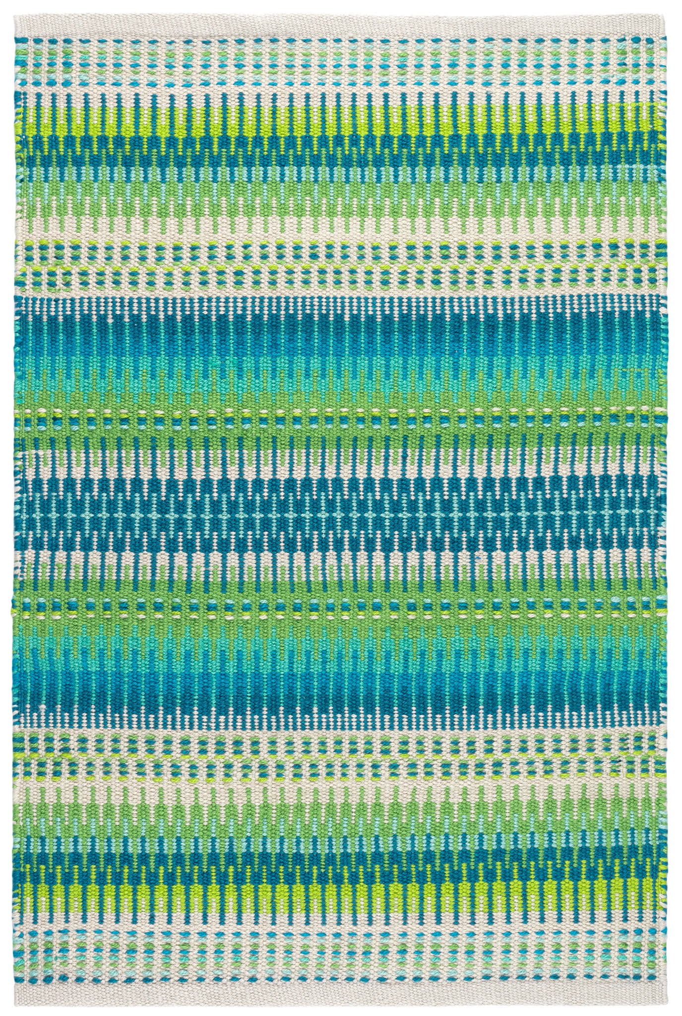 Folly Handwoven Indoor/Outdoor Rug | Blue/Green