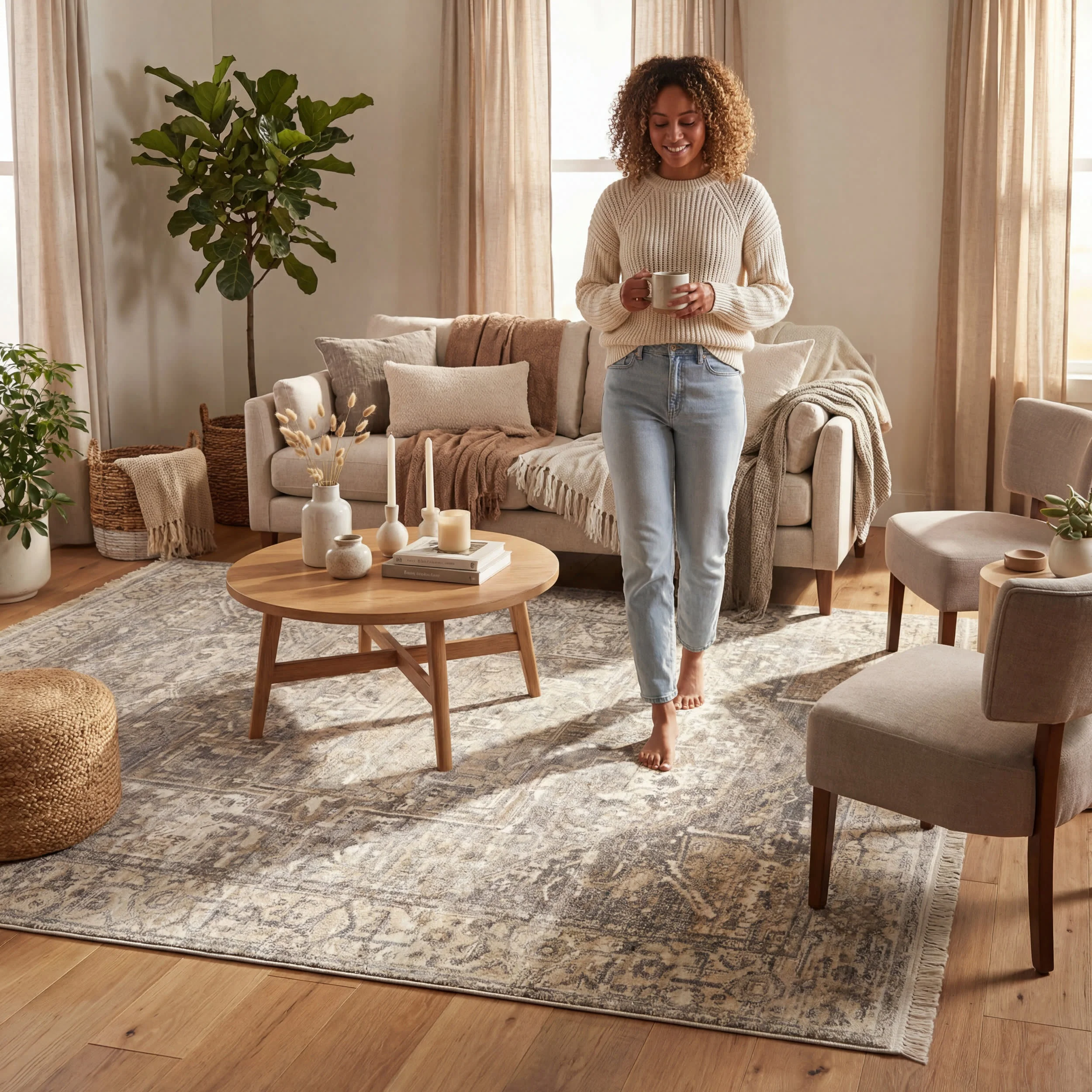 Forever Vintage Rug | Neutral - Image 8