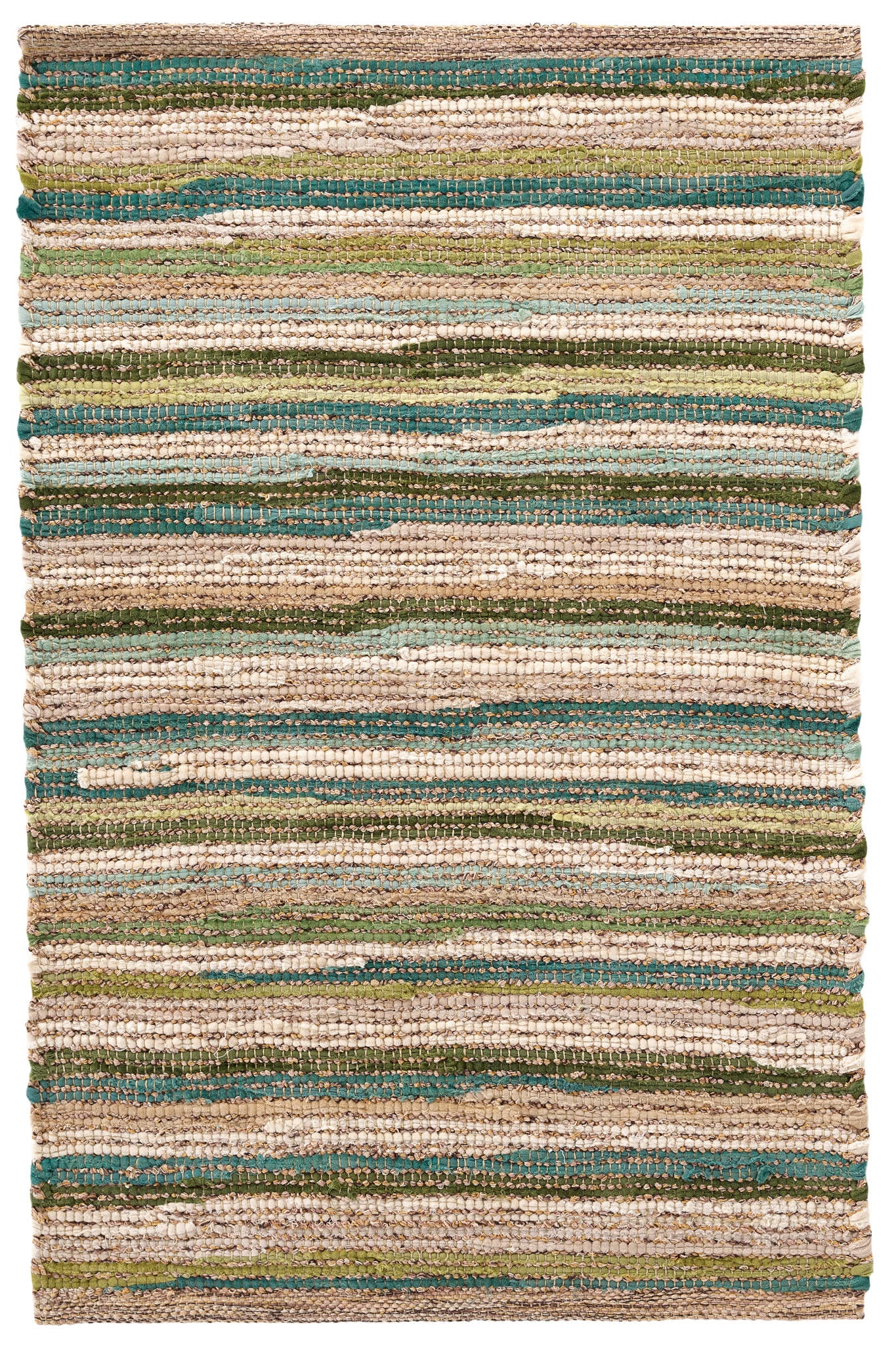 Francisco Handwoven Cotton Rug | Green