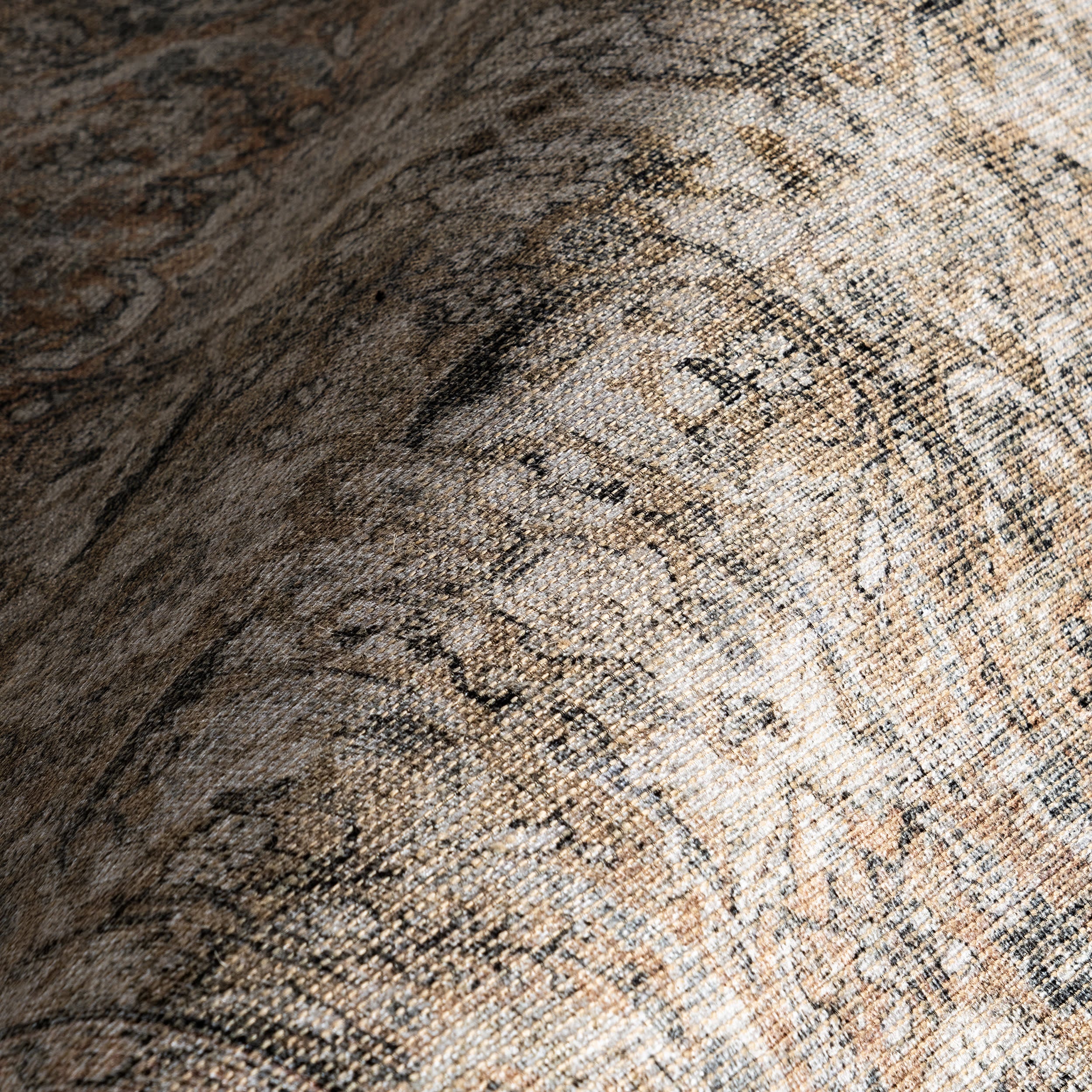 Frenchtown Antiqued Jute-Blend Rug | Dark Beige - Image 3