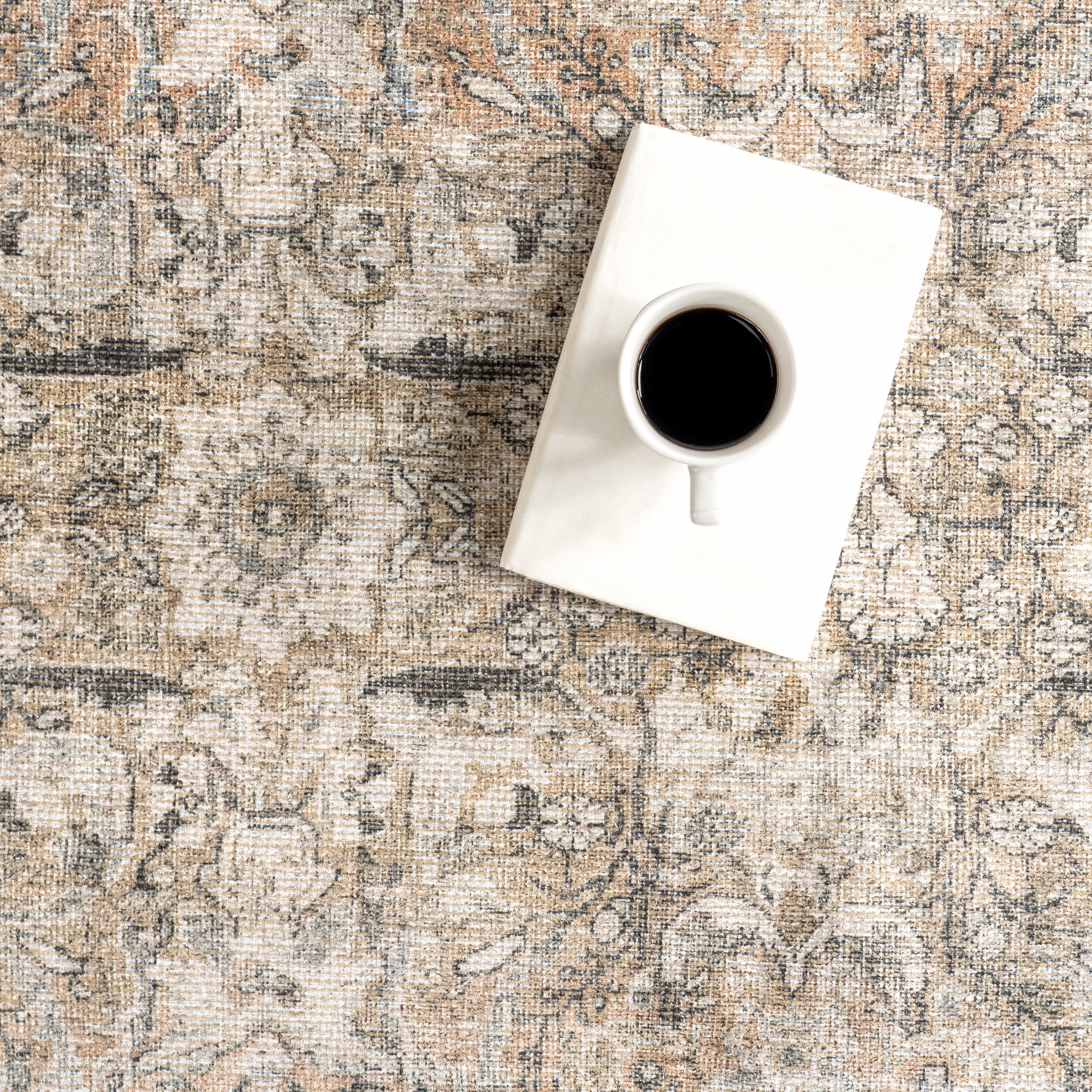 Frenchtown Antiqued Jute-Blend Rug | Dark Beige - Image 9