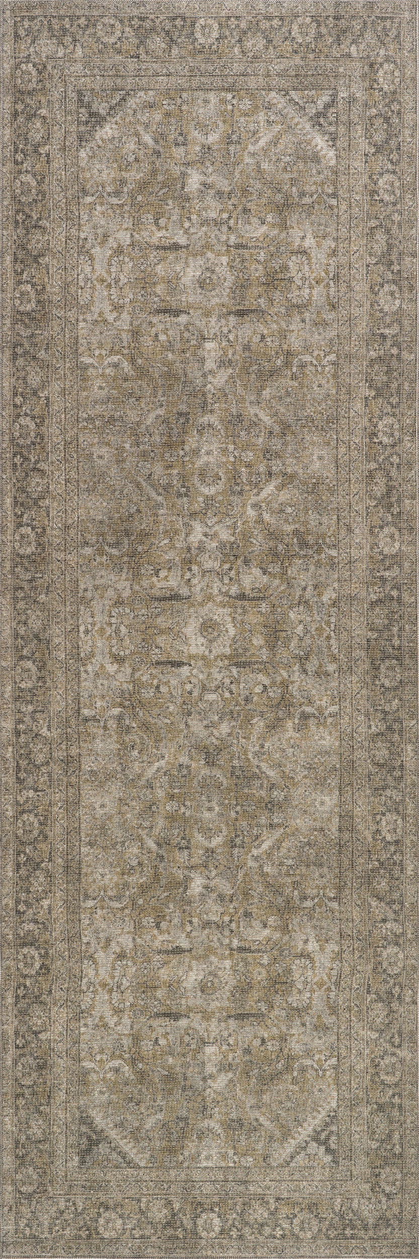 Frenchtown Antiqued Jute-Blend Rug | Green