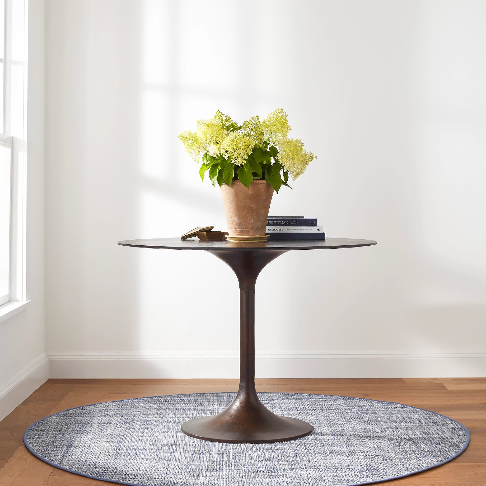 Fusion Handwoven Indoor/Outdoor Custom Rug | Blue - Image 3