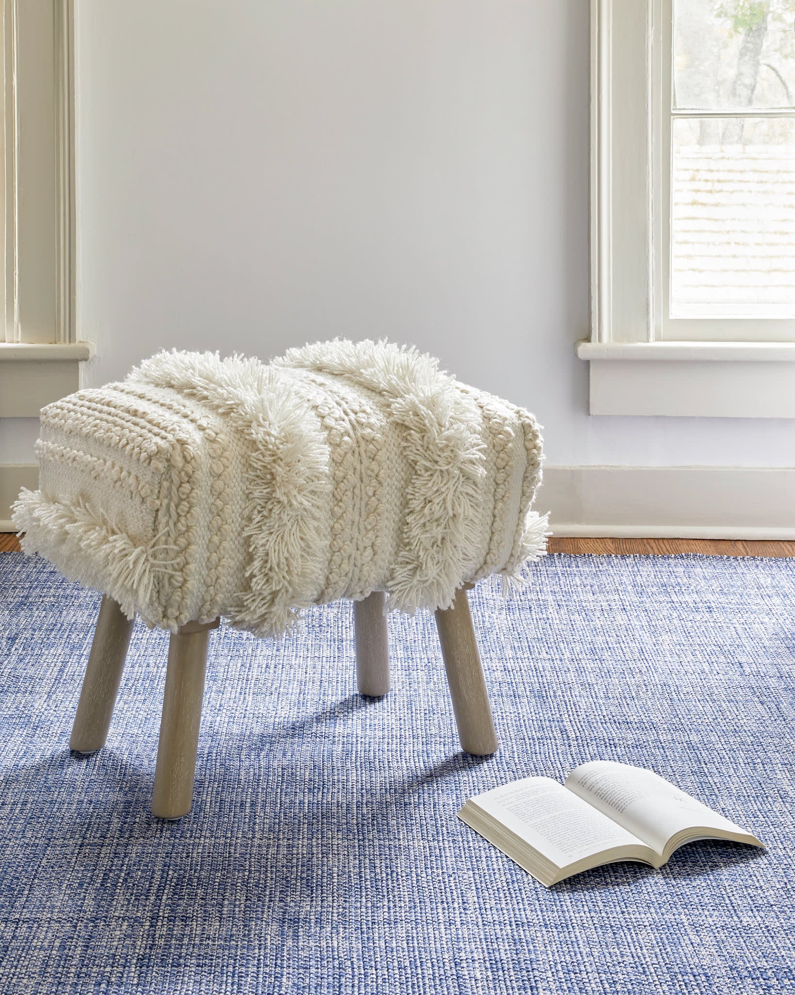 Fusion Handwoven Indoor/Outdoor Rug | Blue - Image 5
