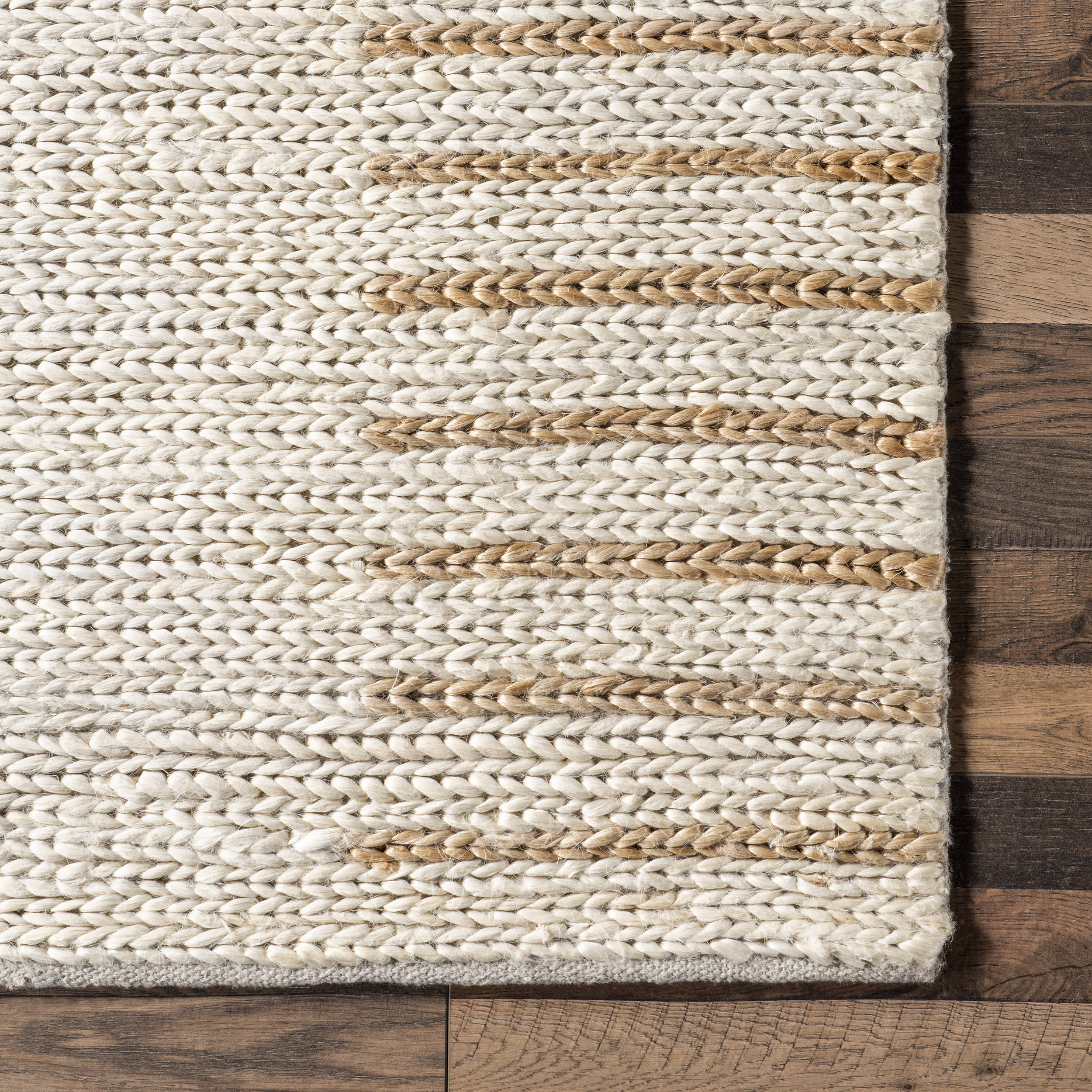 Gabi Woven Ladder Jute Rug | Natural - Image 3