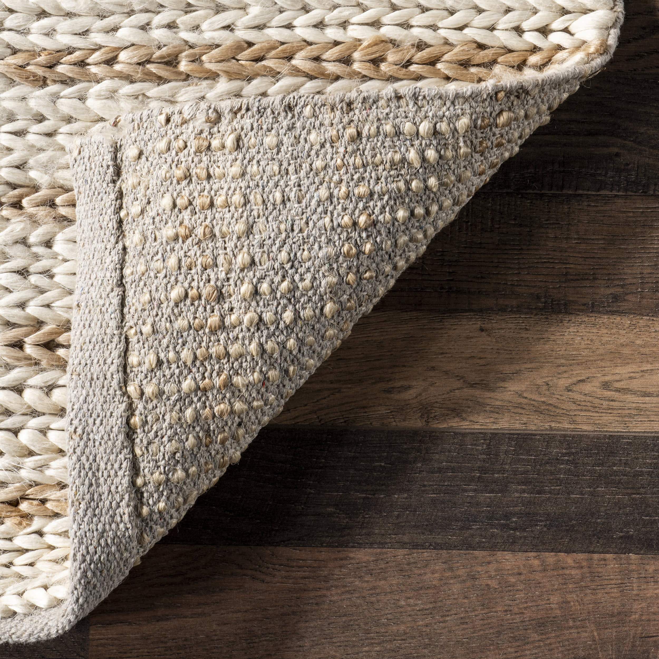 Gabi Woven Ladder Jute Rug | Natural - Image 6