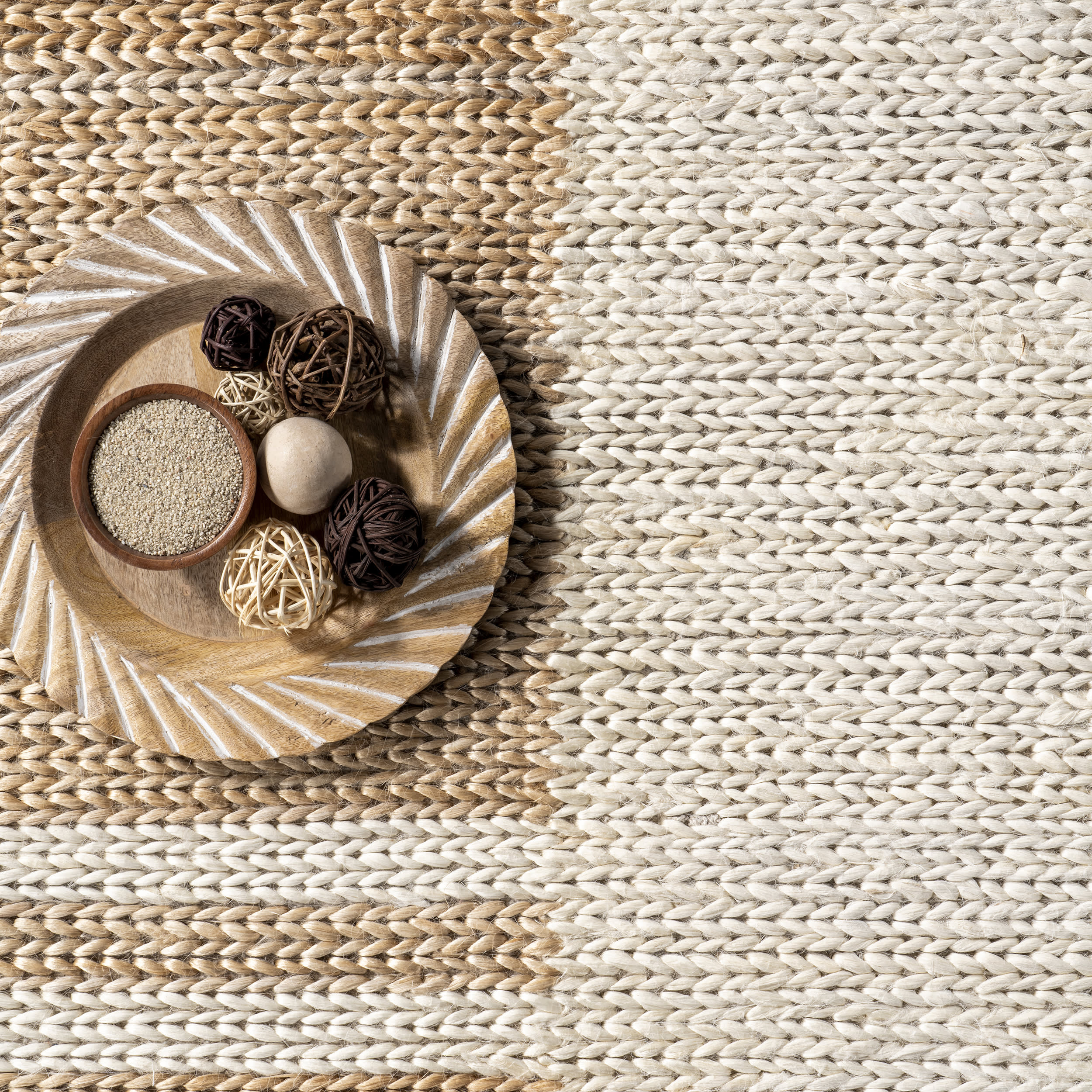 Gabi Woven Ladder Jute Rug | Natural - Image 7