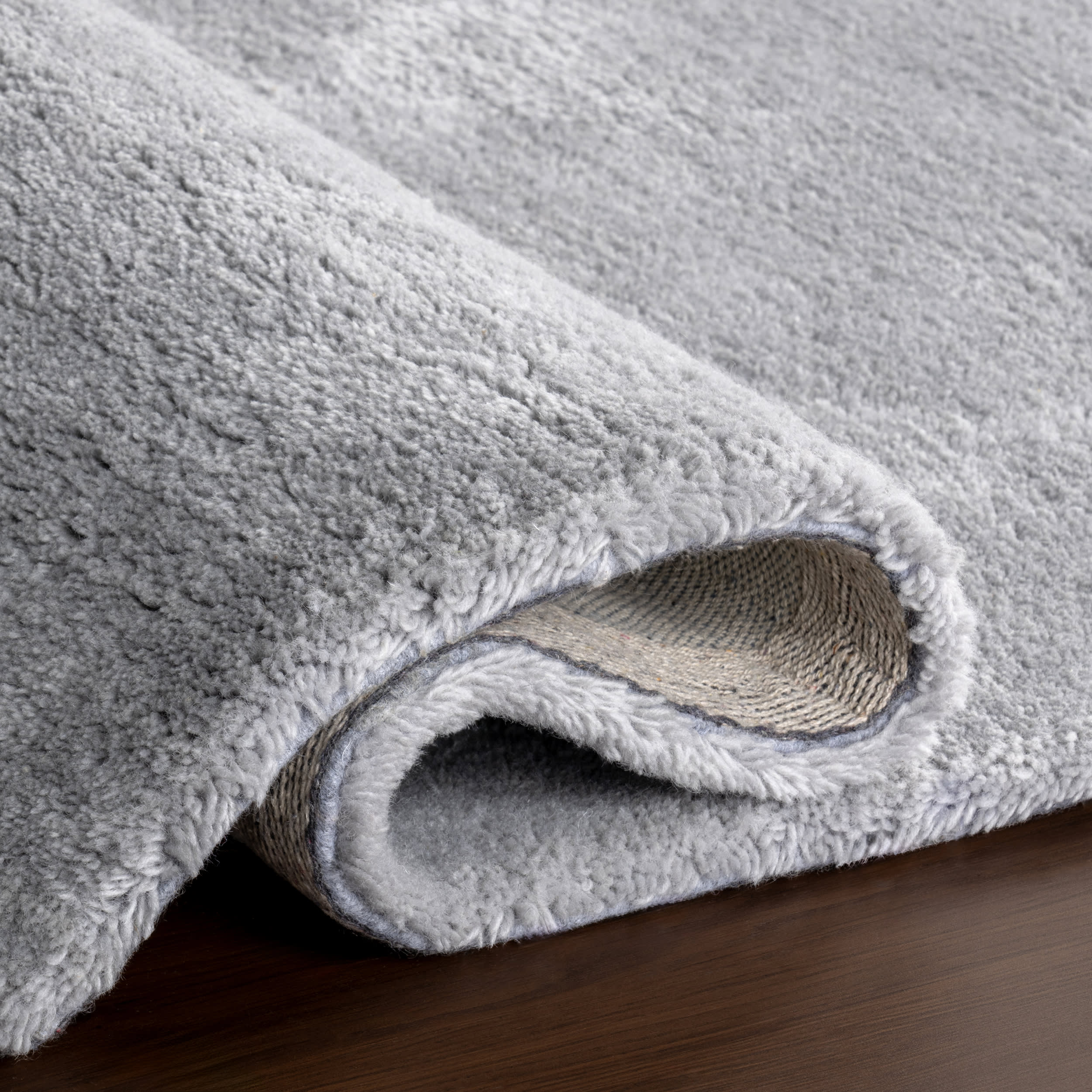 Gaia New Zealand Wool Shag Rug | Grey - Image 10