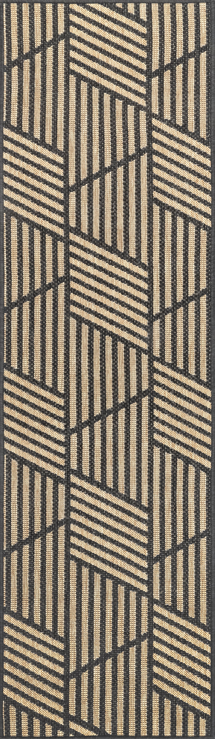 Geometric Tiles Indoor/Outdoor Rug | Charcoal