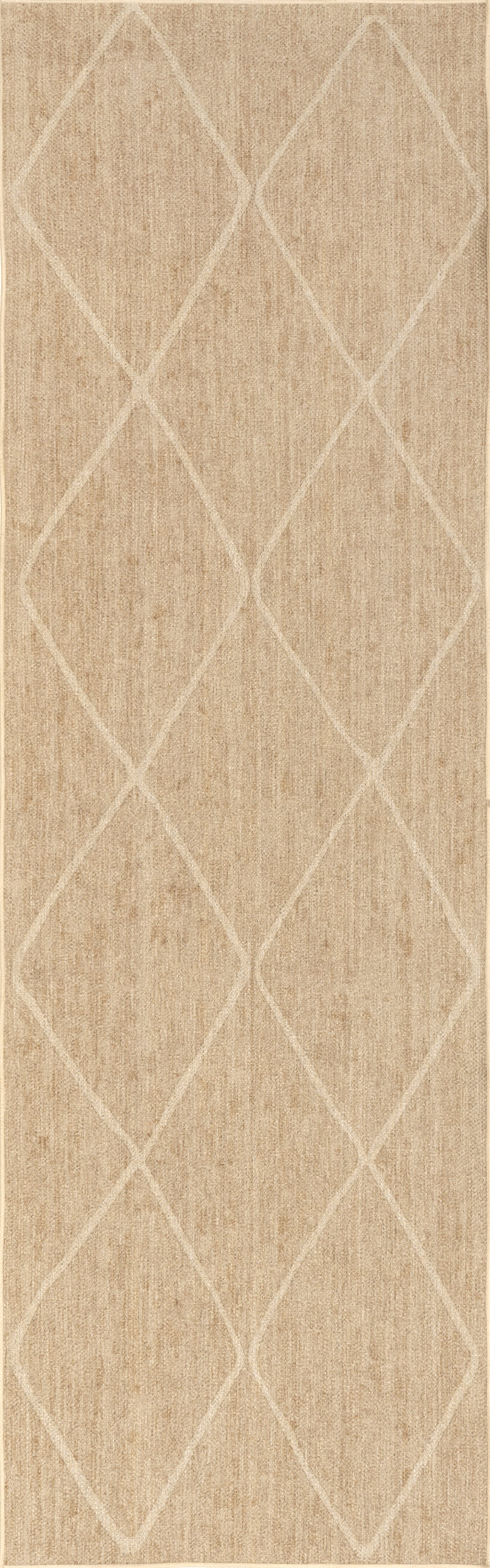 Giselle Easy-Jute Washable Trellis Rug | Ivory