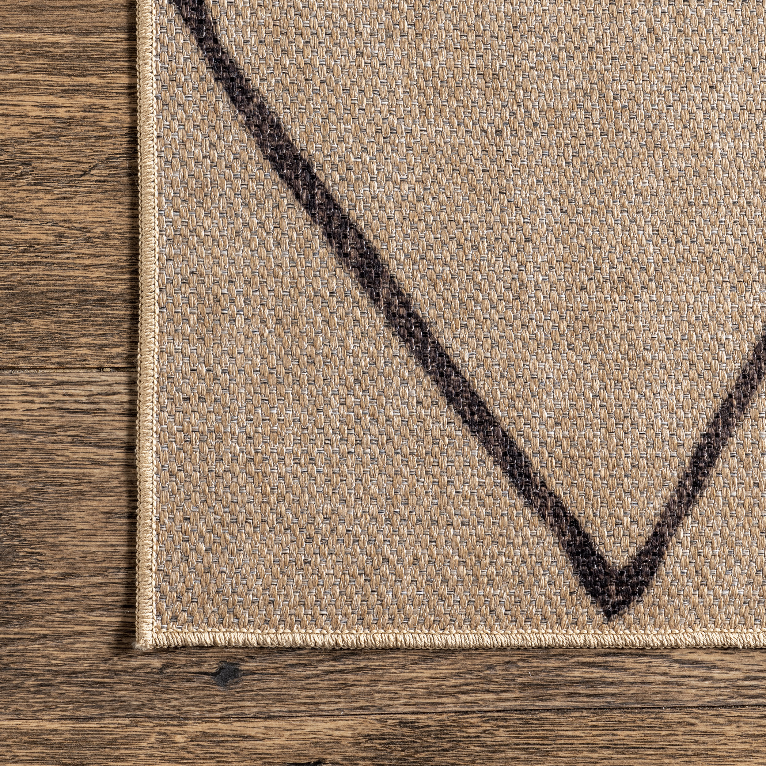 Giselle Easy-Jute Washable Trellis Rug | Natural - Image 3