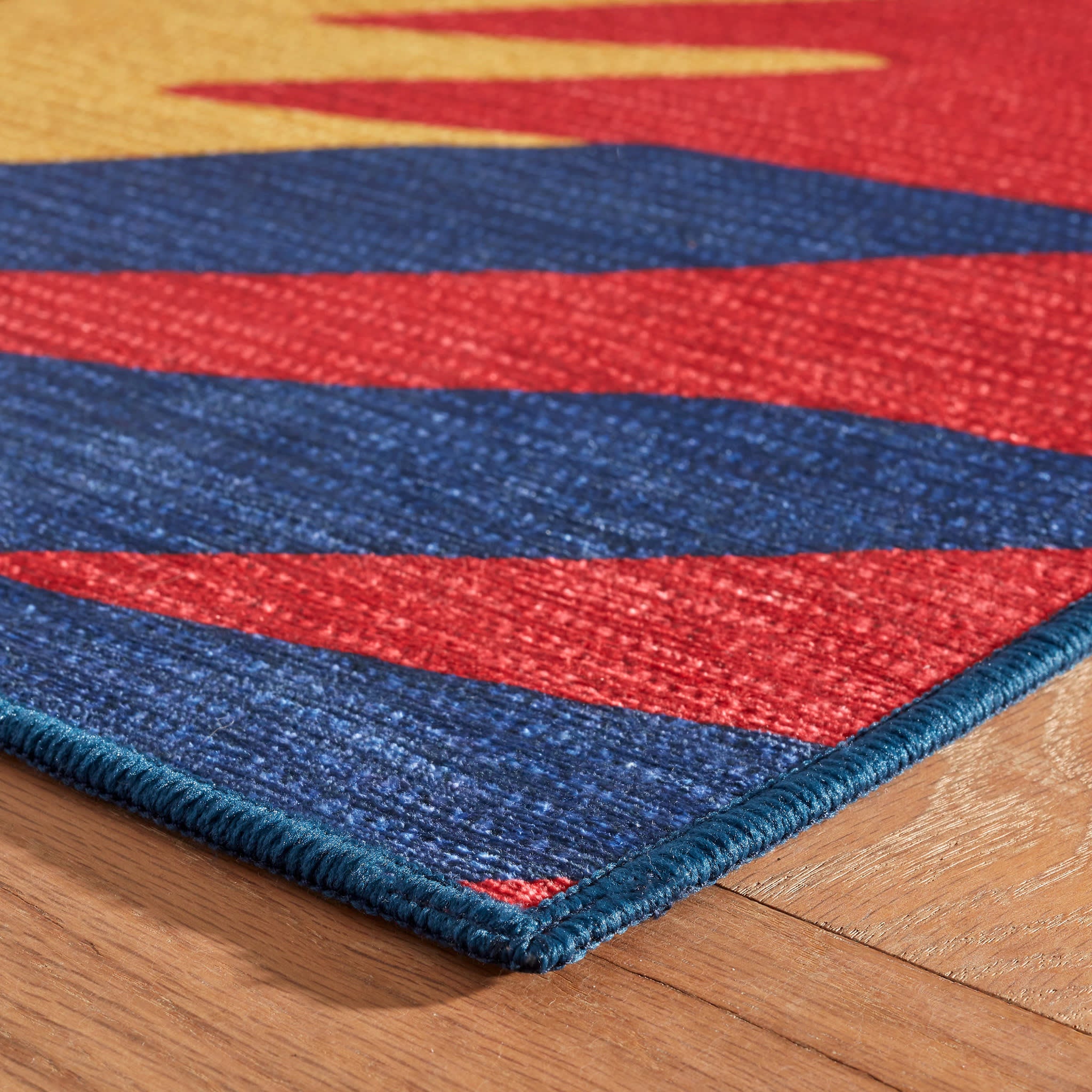 Graphic Machine Washable Rug | Multi - Image 6