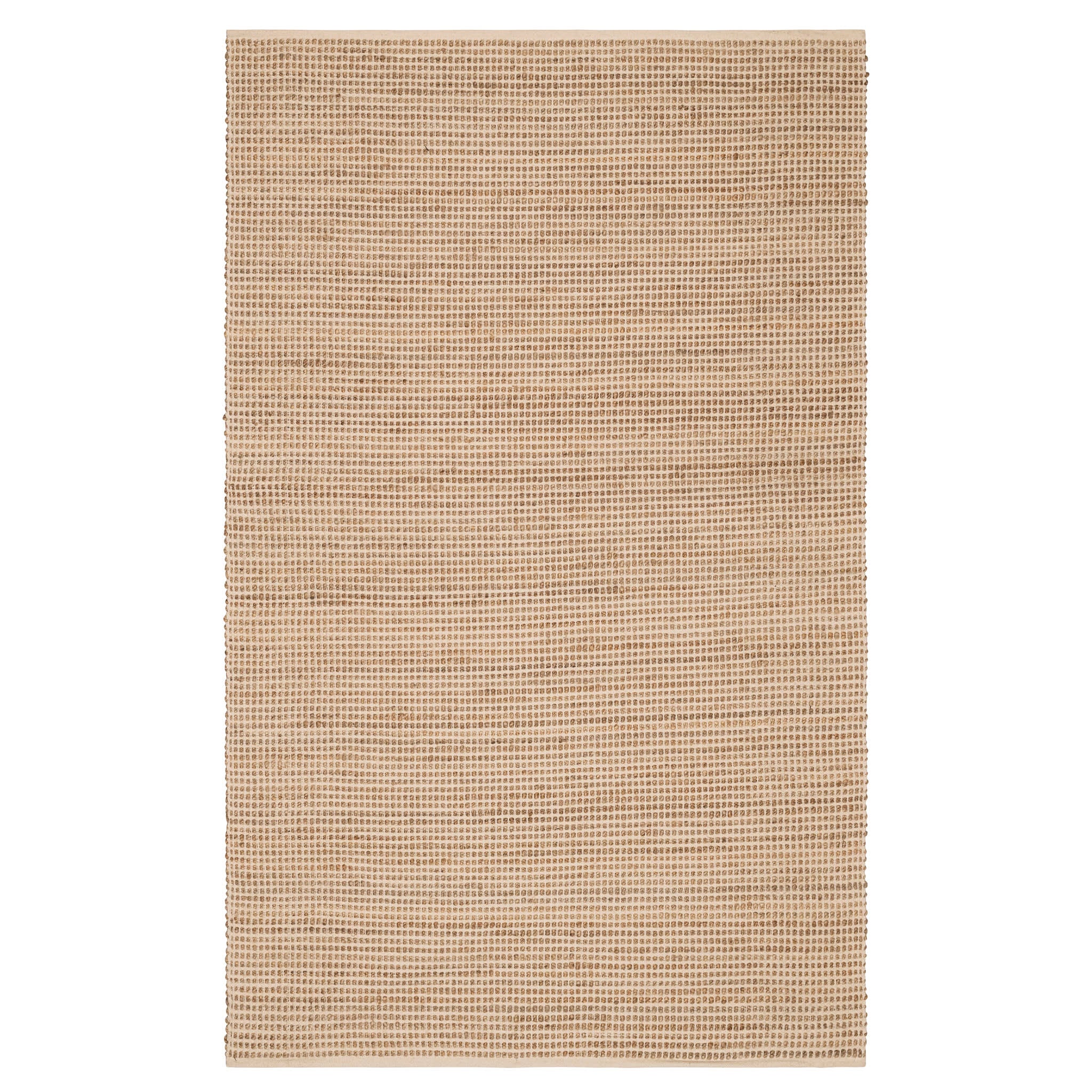 Gravel Handwoven Jute Rug | Ivory/Natural