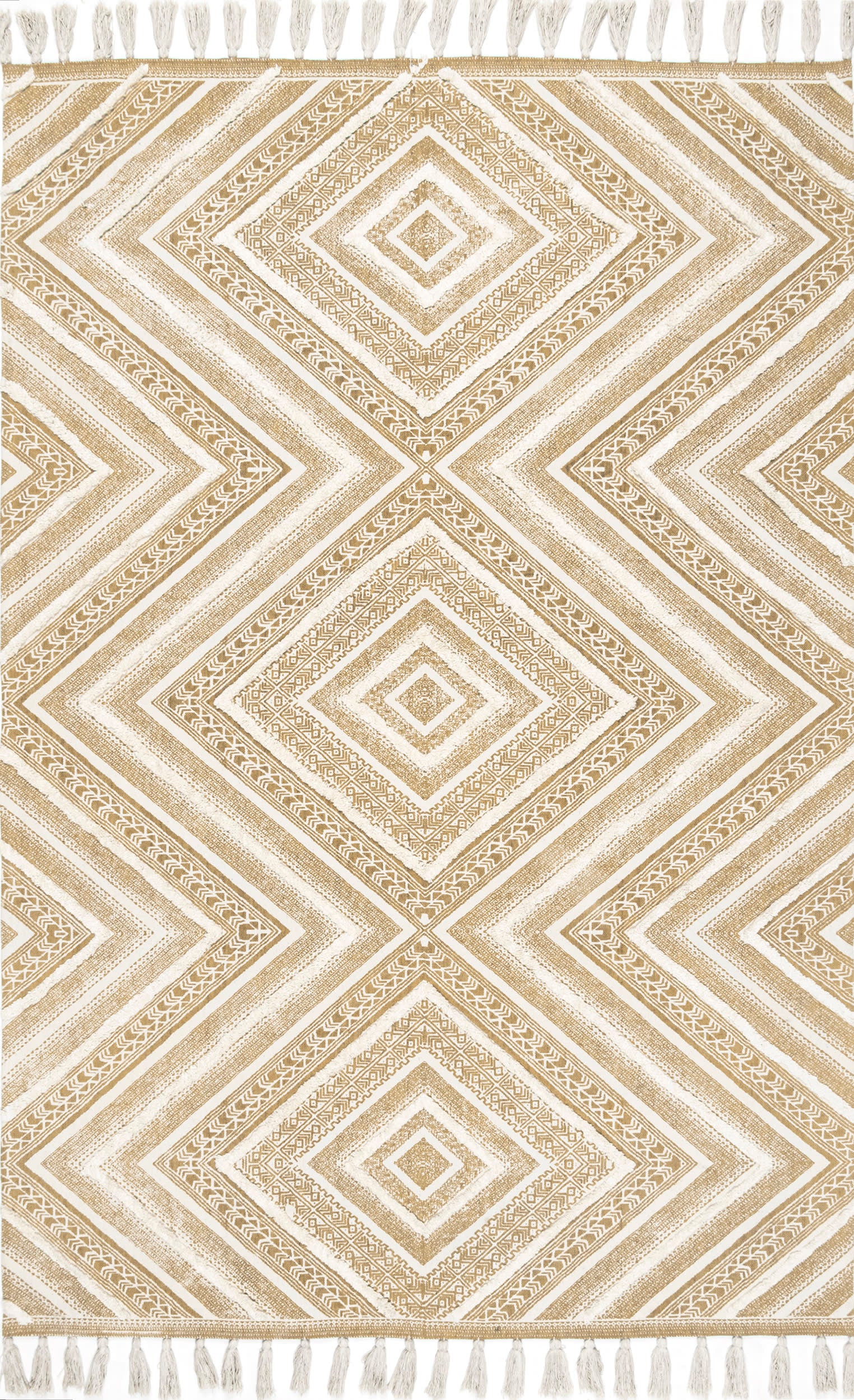 Greek Eye Trellis Rug | Beige