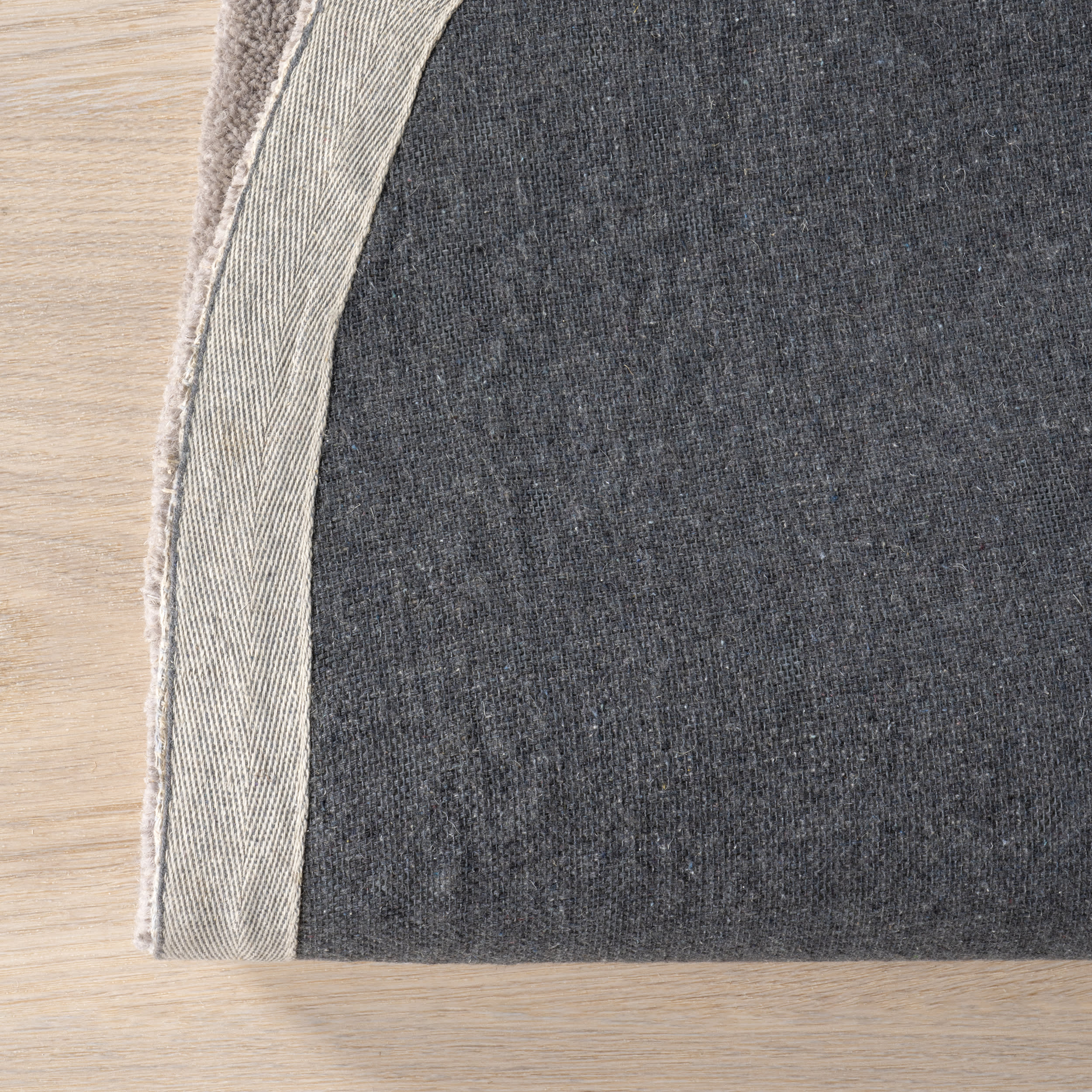 Greenwich Abstract Wool Rug | Grey - Image 6