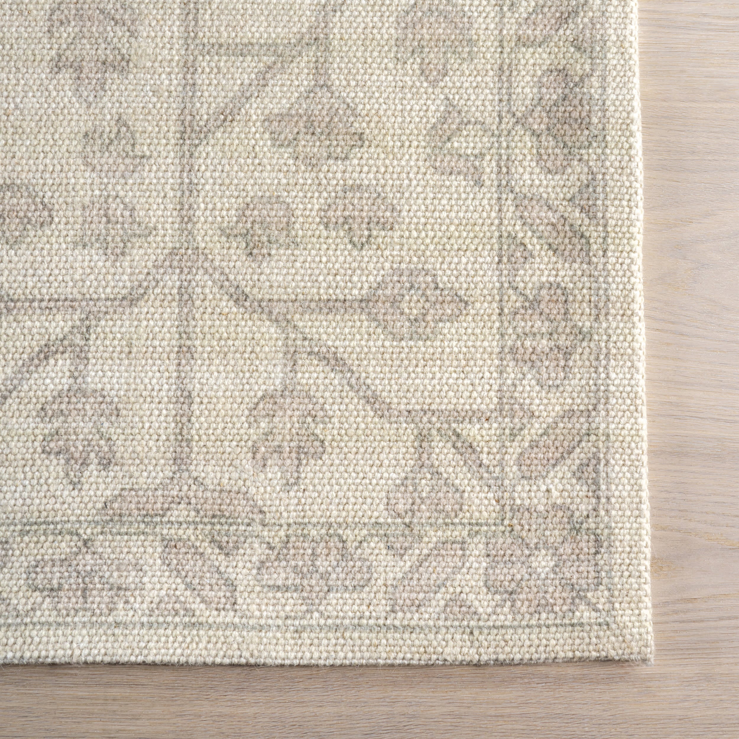 Gretel Wool and Cotton Rug | Beige - Image 4