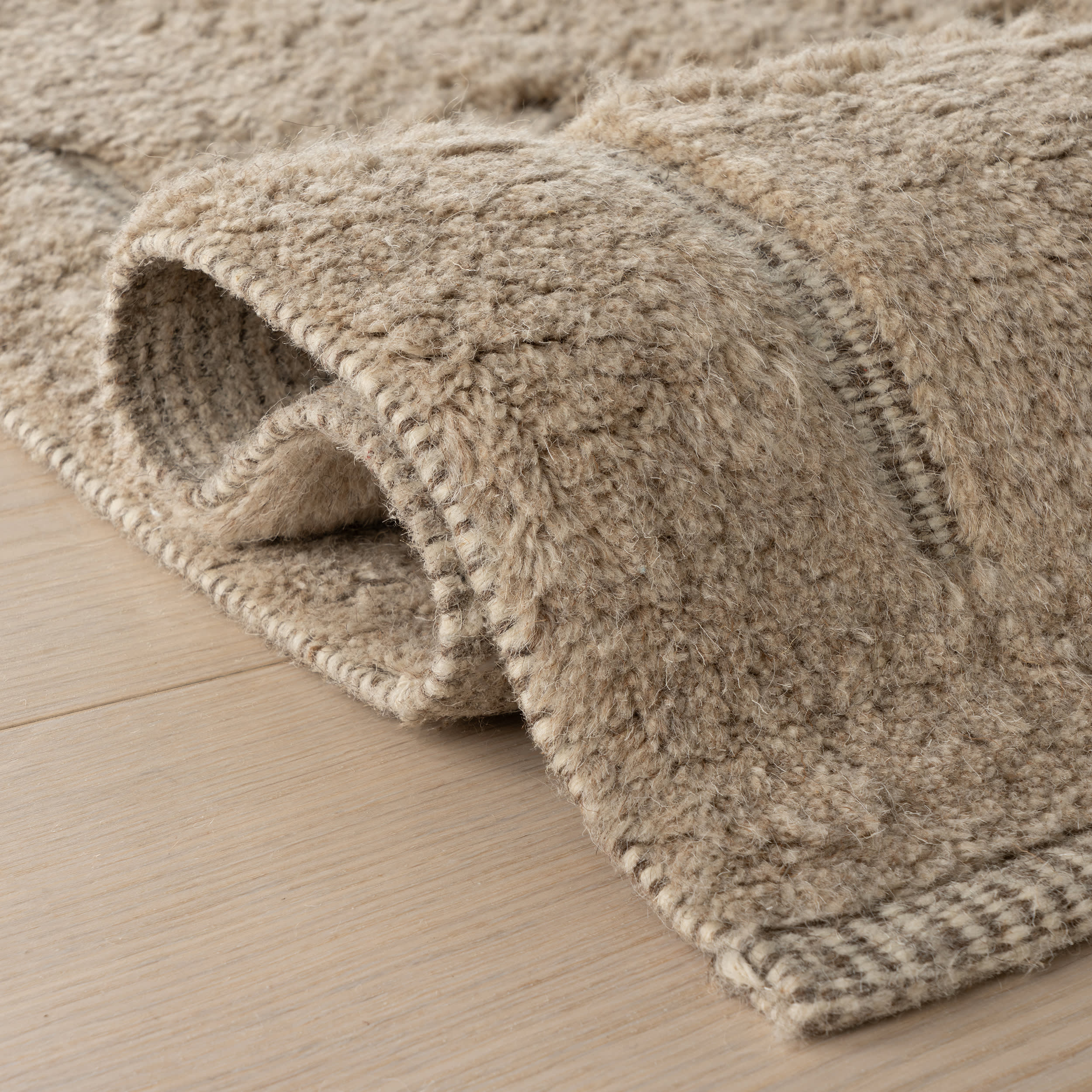 Grey Modern Solid Rug | Grey - Image 2