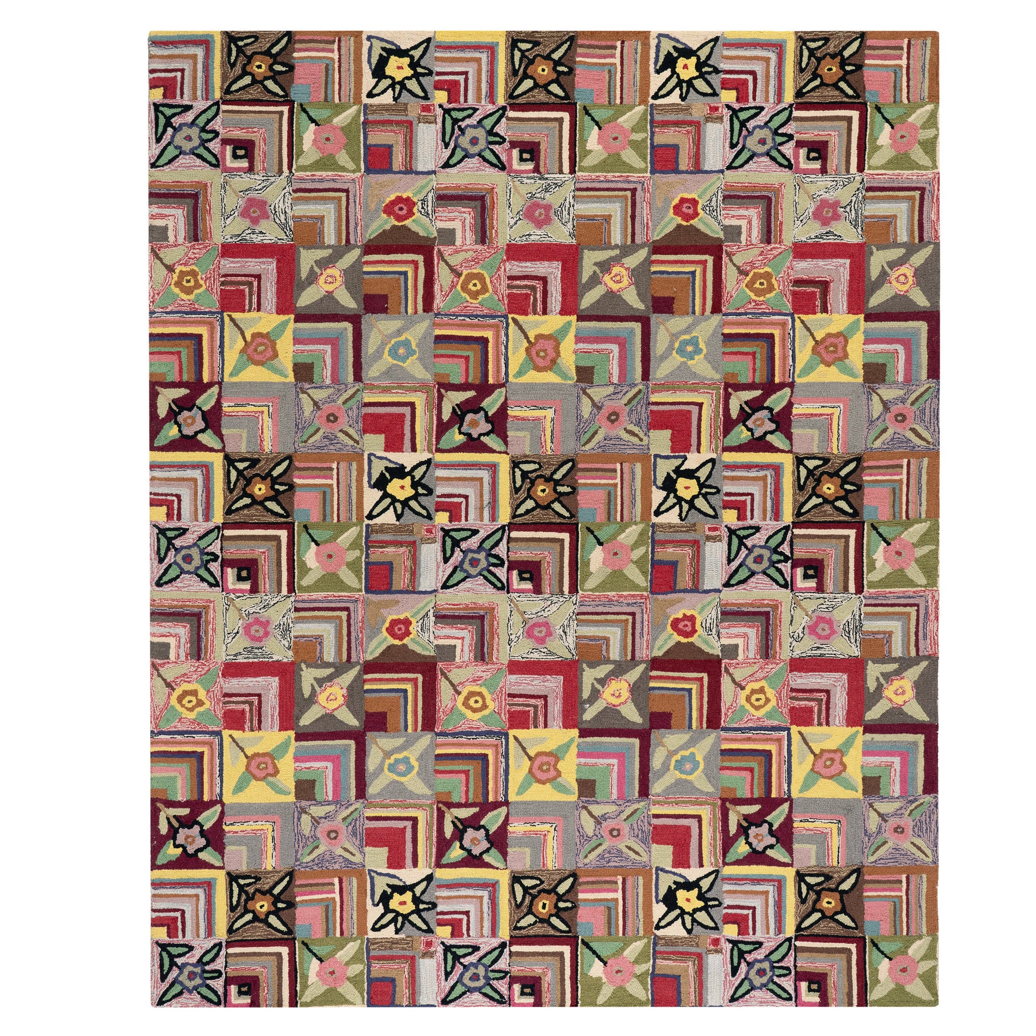 Gypsy Rose Hand Hooked Wool Rug | Multi - Image 2