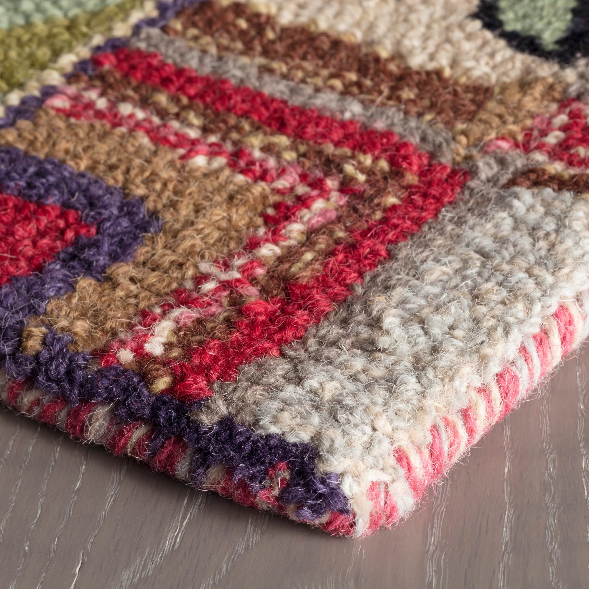 Gypsy Rose Hand Hooked Wool Rug | Multi - Image 5