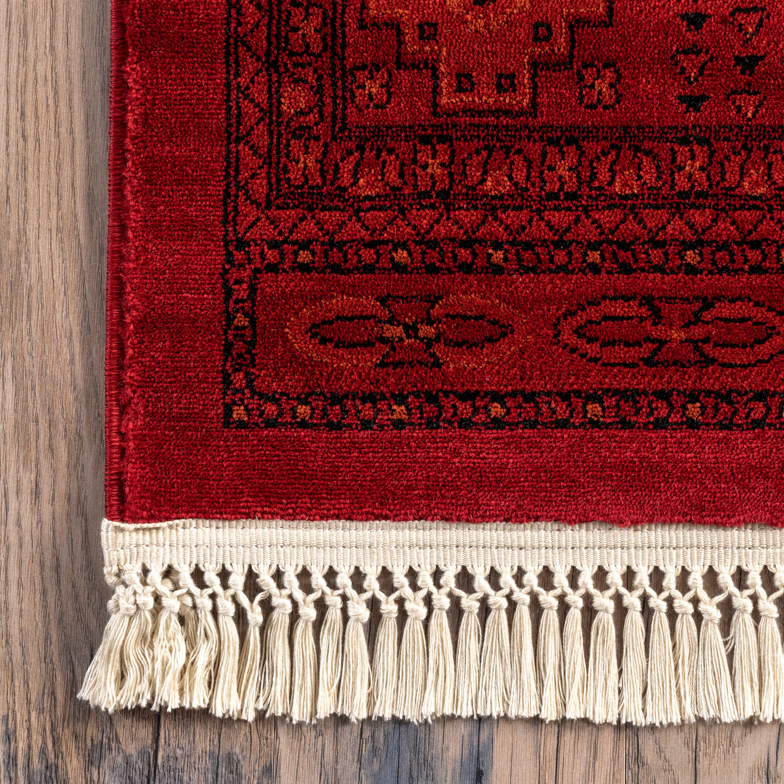 Hailey Persian Trellis Rug | Red - Image 3