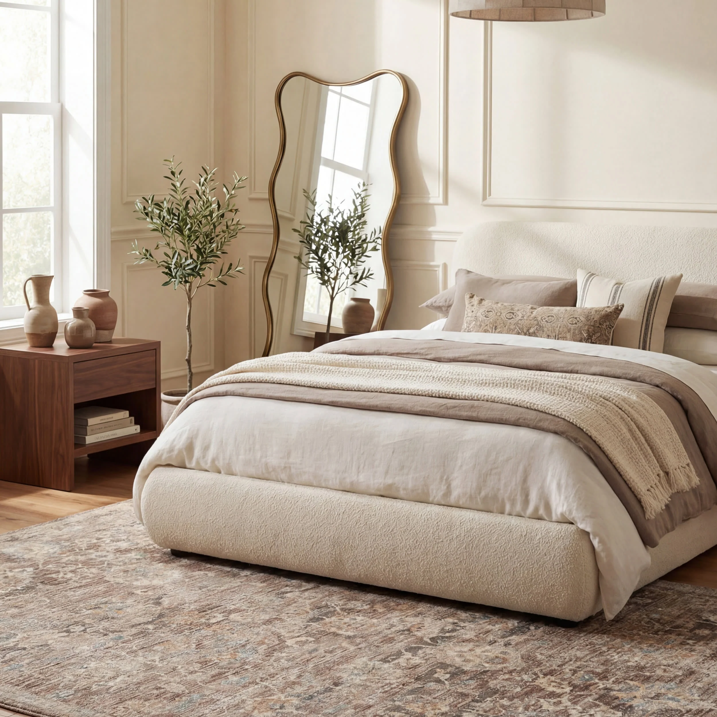 Halima Traditional Vintage Floral Rug | Brown - Image 10