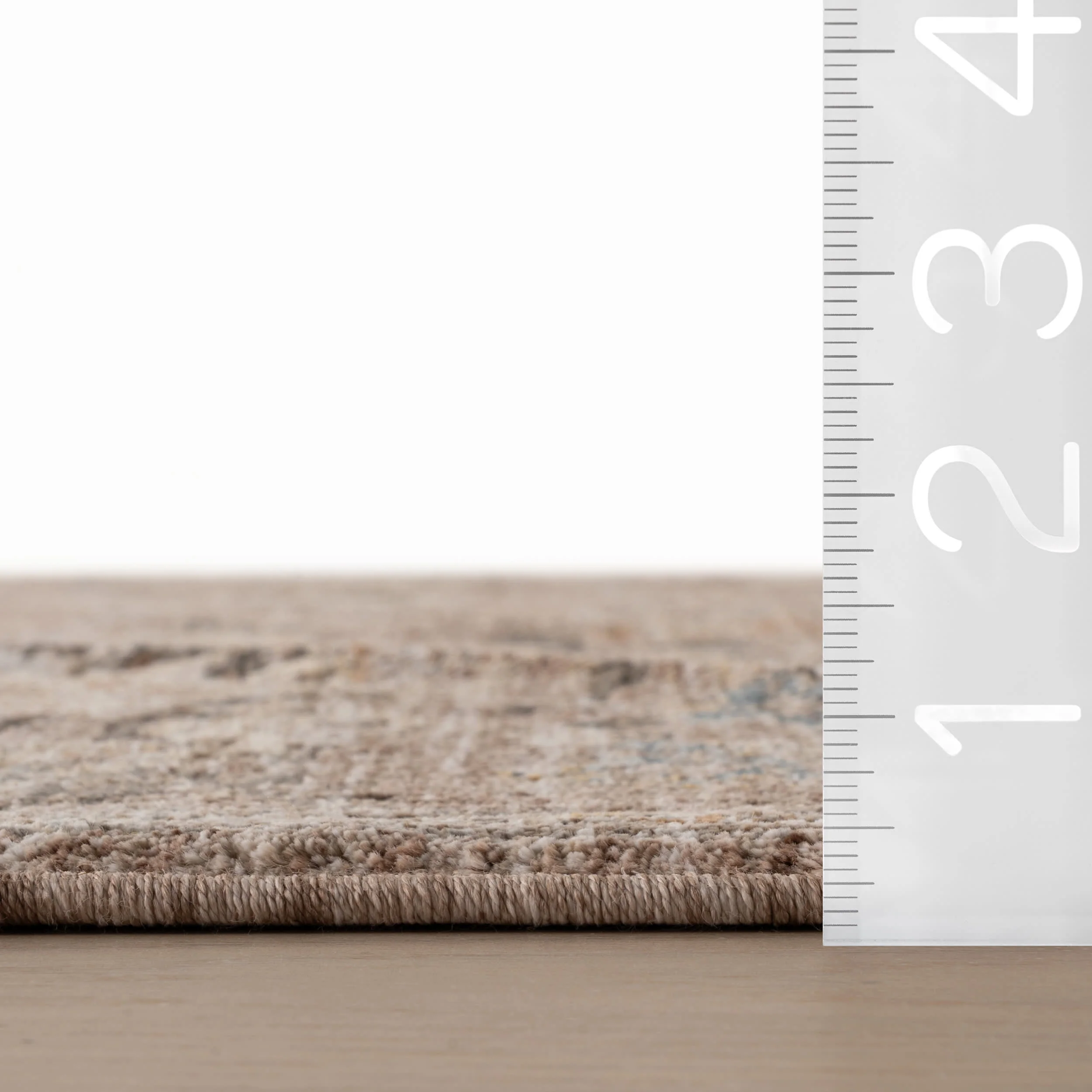 Halima Traditional Vintage Floral Rug | Brown - Image 6