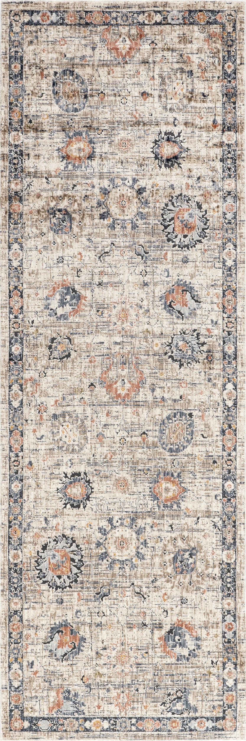 Halley Traditional Vintage Rug | Beige