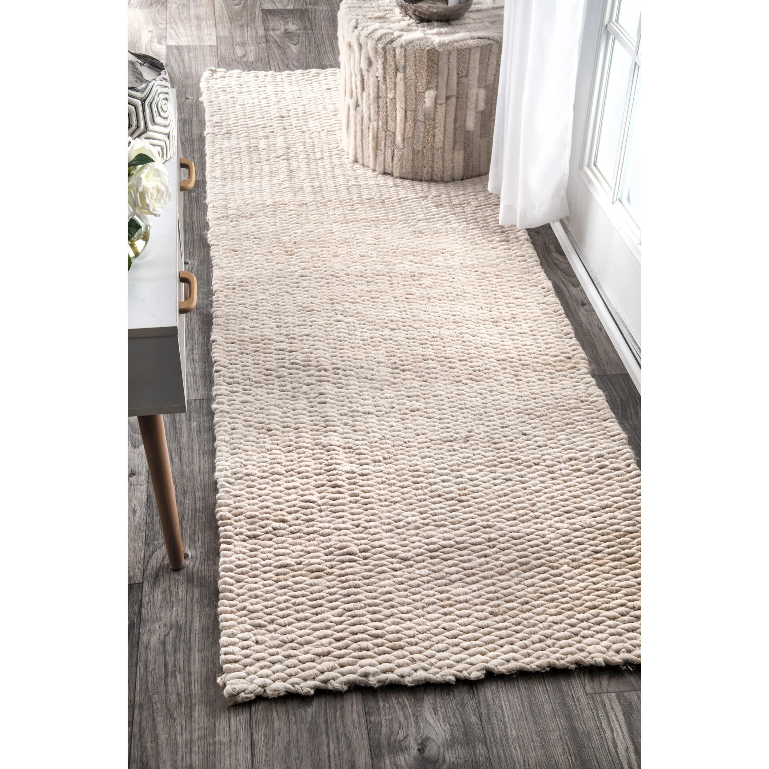 Handspun Jute Rug | Off White - Image 2