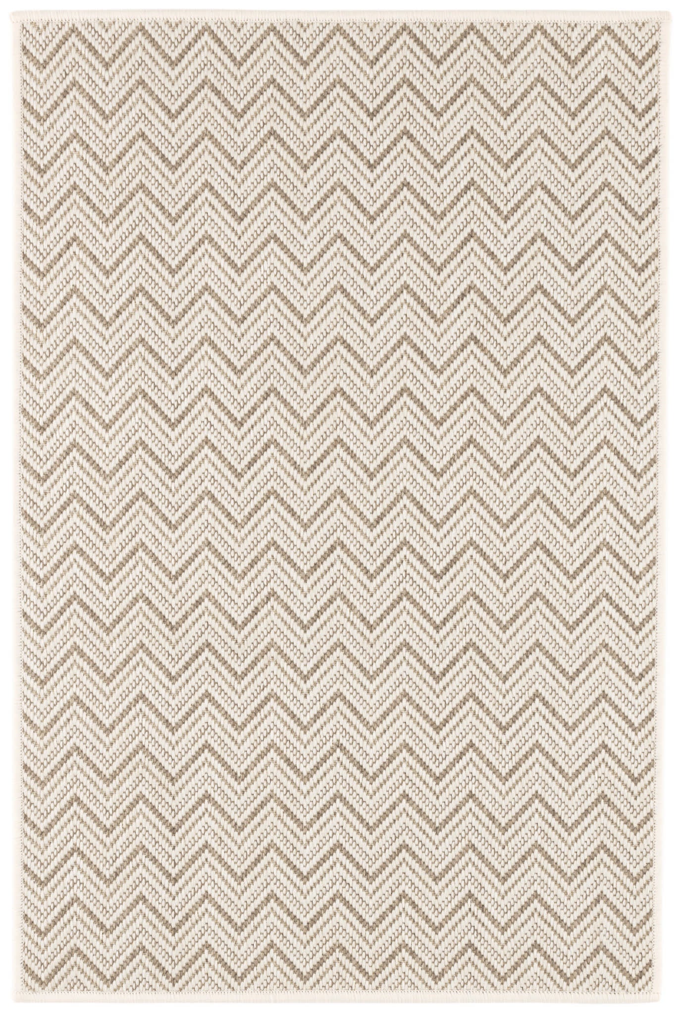 Happy Chevron Woven Indoor/Outdoor Custom Rug | Pebble