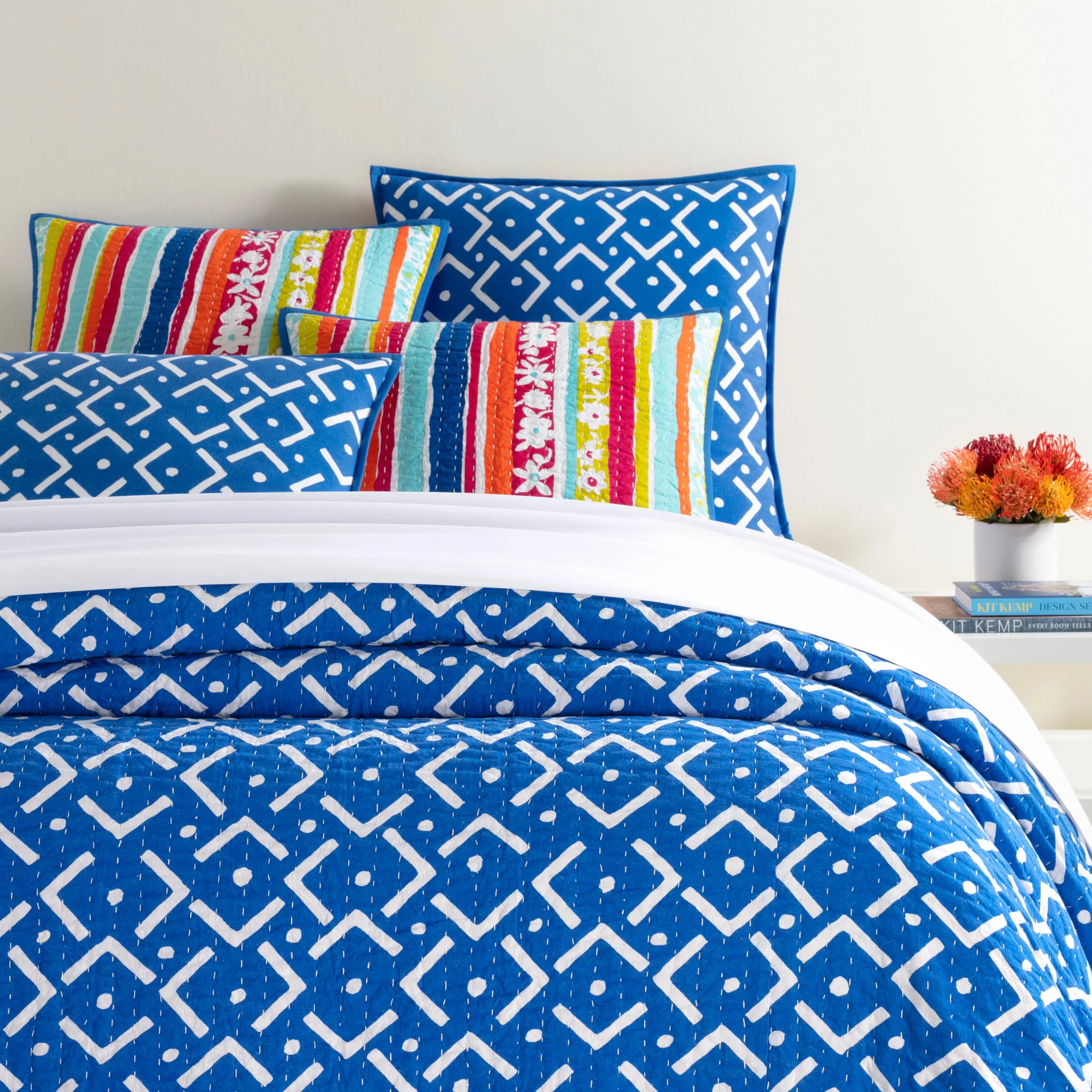 Happy Go Lucky Coverlet | Multi